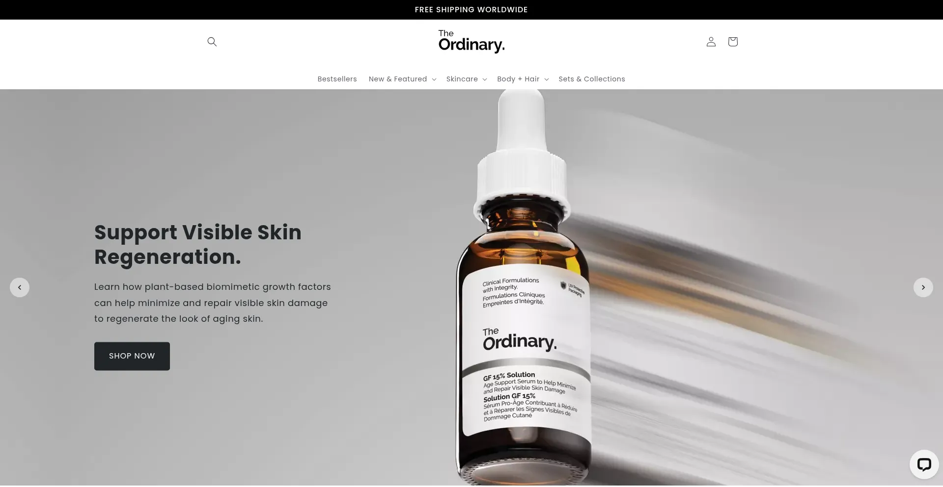 Website screenshot of Thsordinary.com