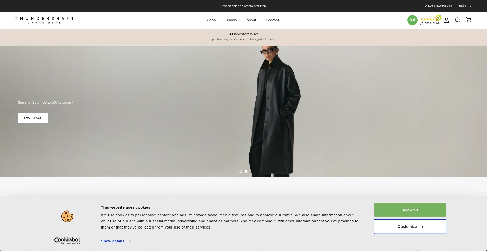 Thunderkraft.com Screenshot