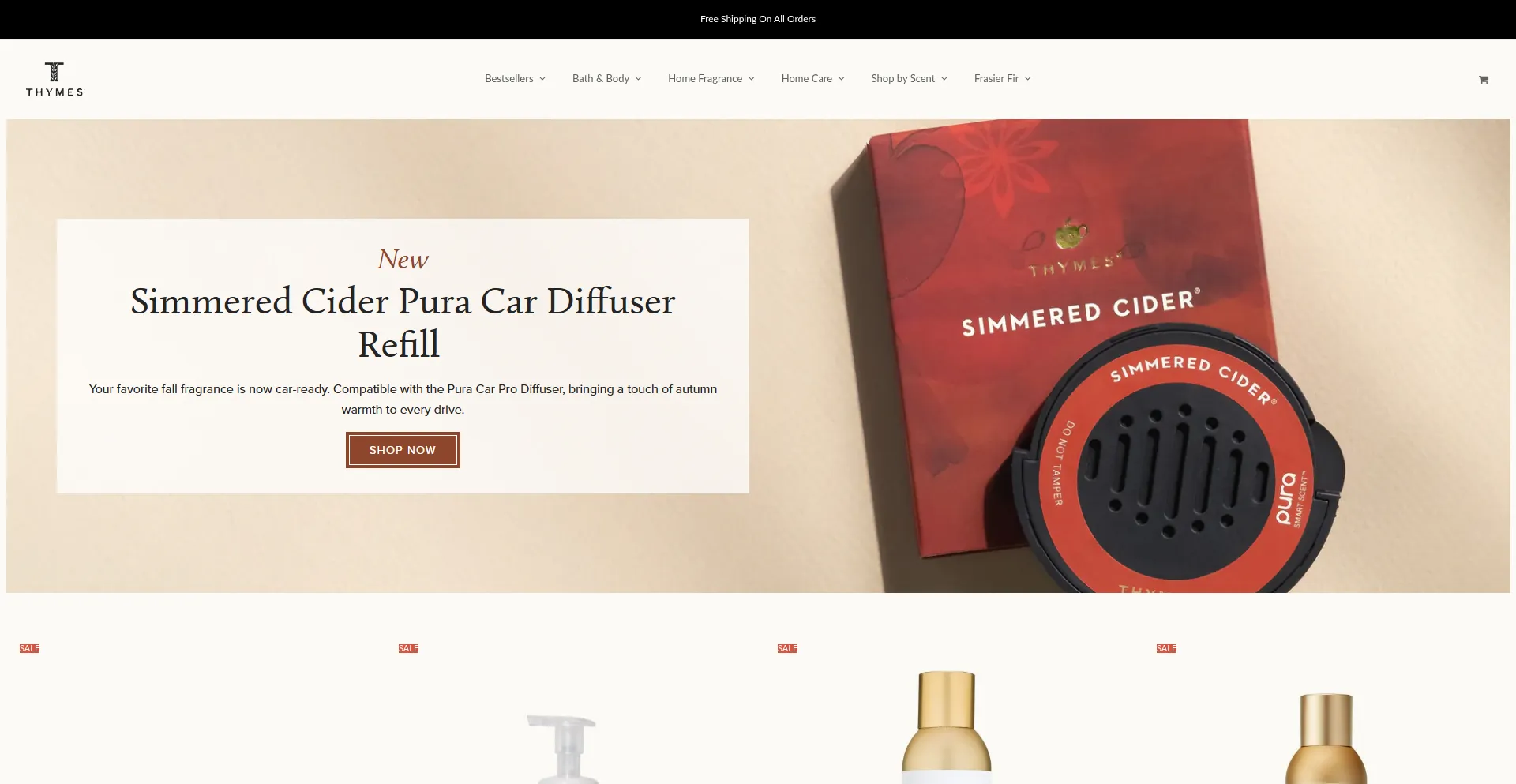 Thymesus.com Screenshot