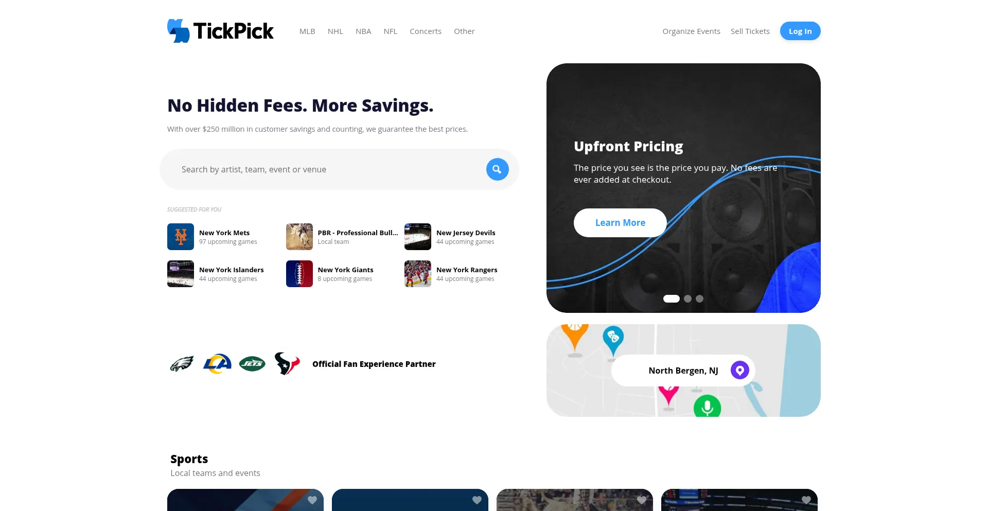 Tickpick.com Screenshot