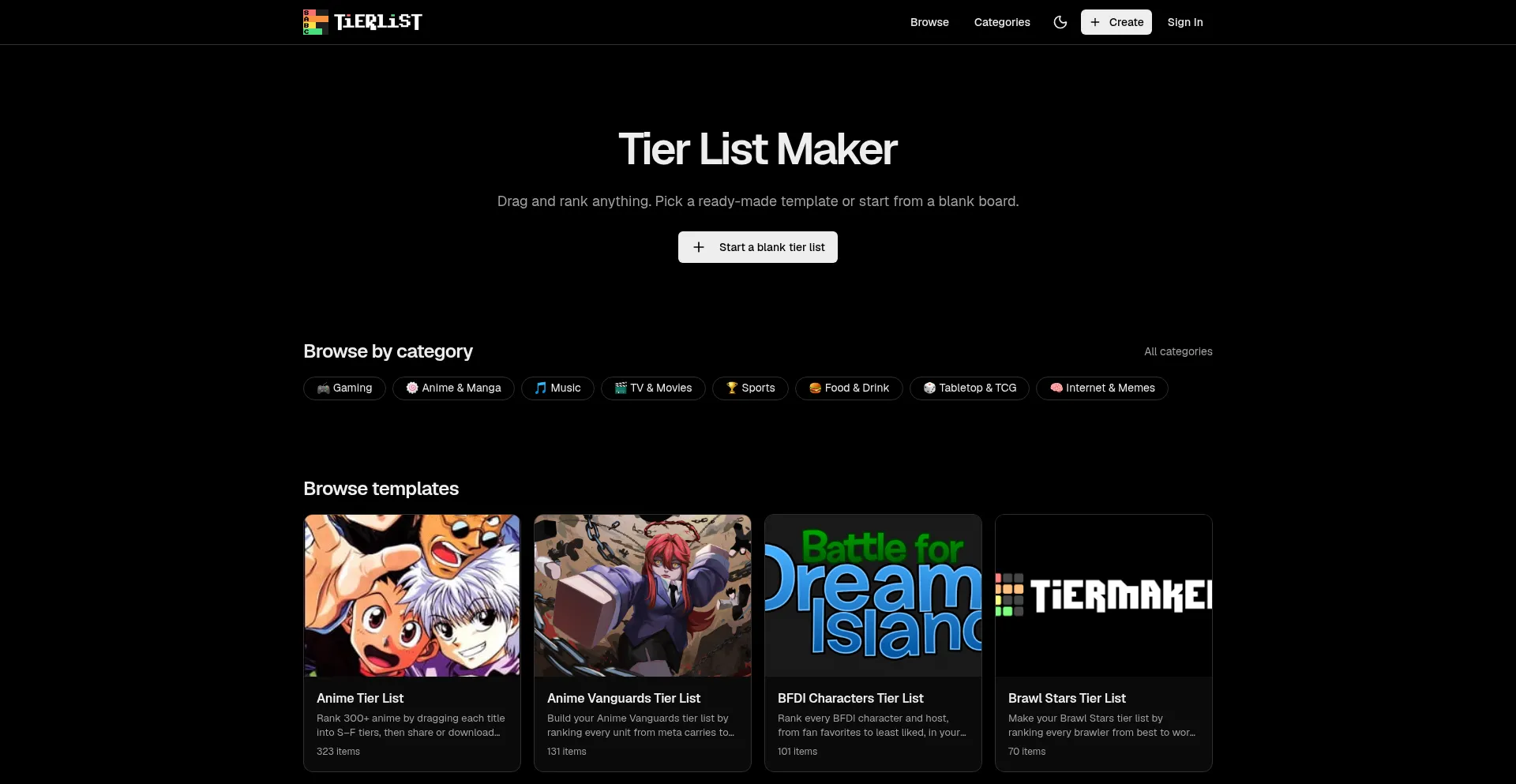 Tierlist.ai