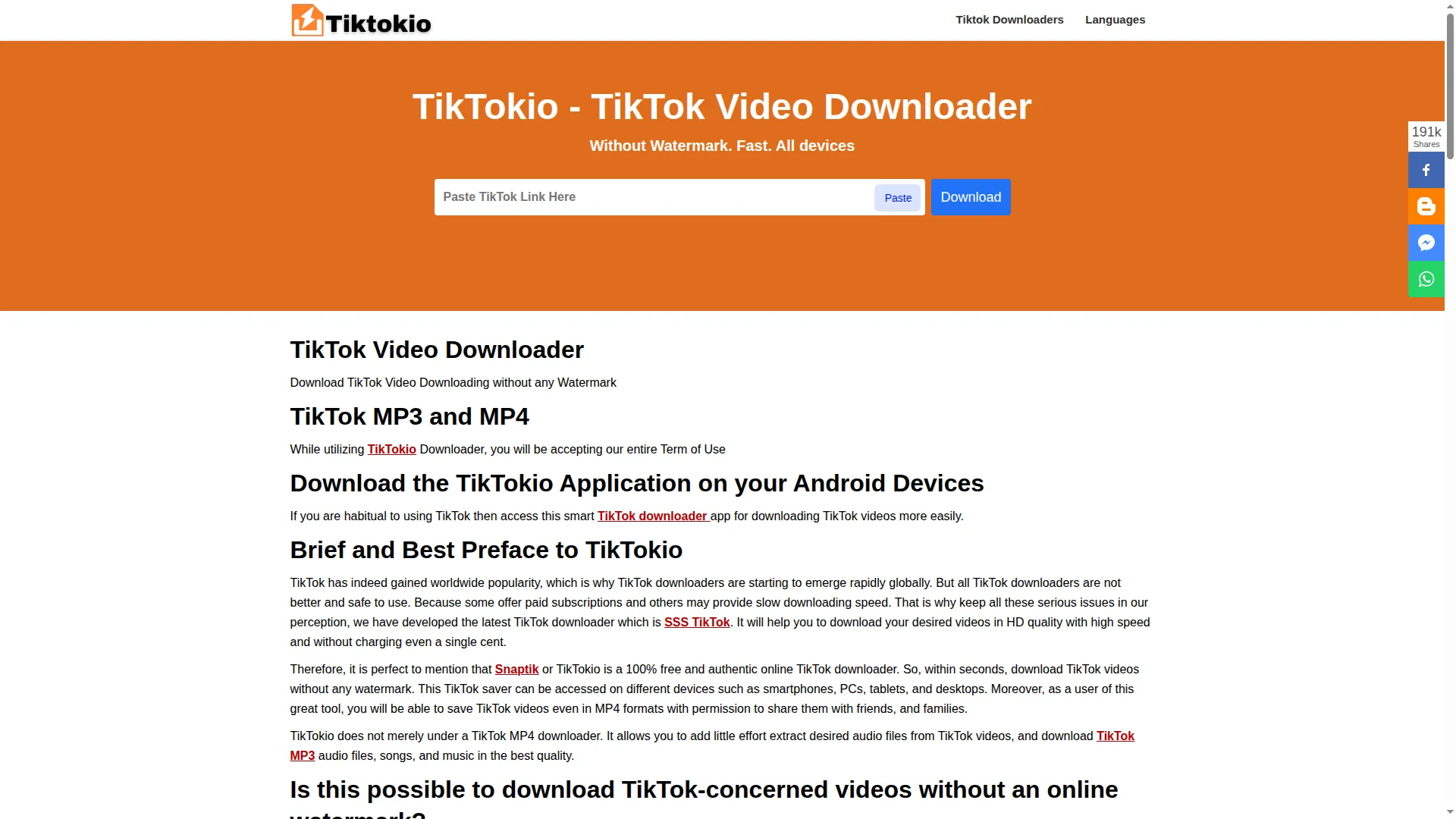 Tiktokio.net