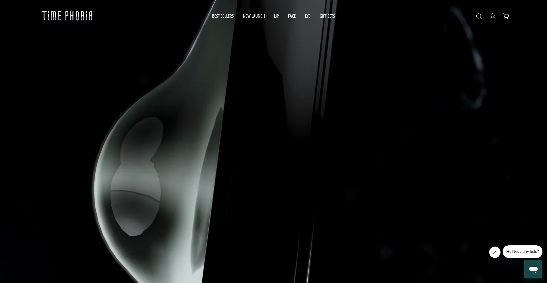 Website screenshot of Timephoria.com
