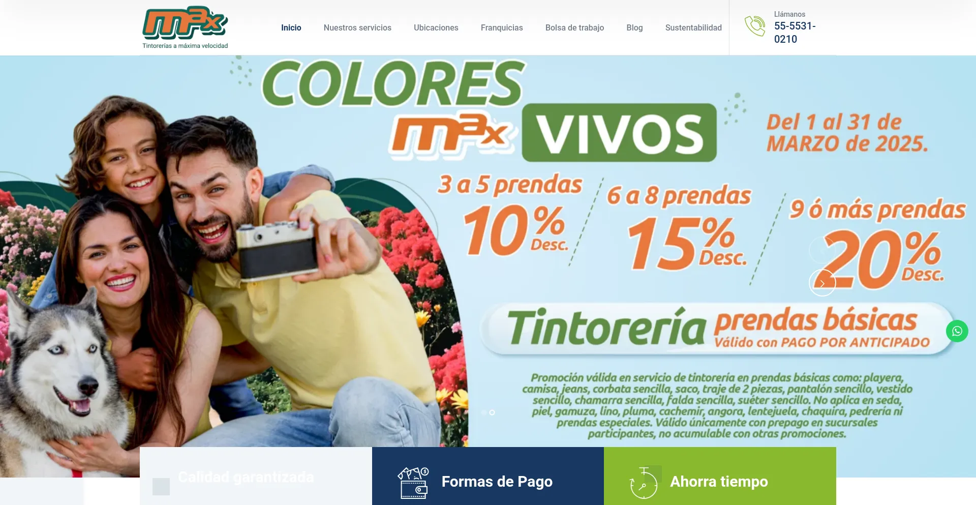 Tintoreriasmax.com