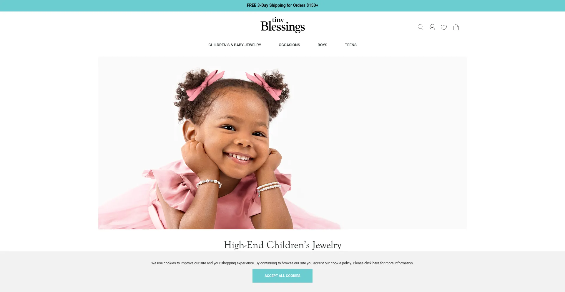 Tinyblessings.com Screenshot