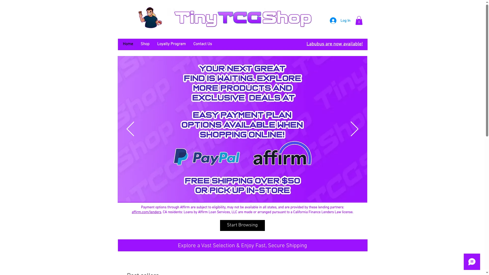 Tinytcgshop.com