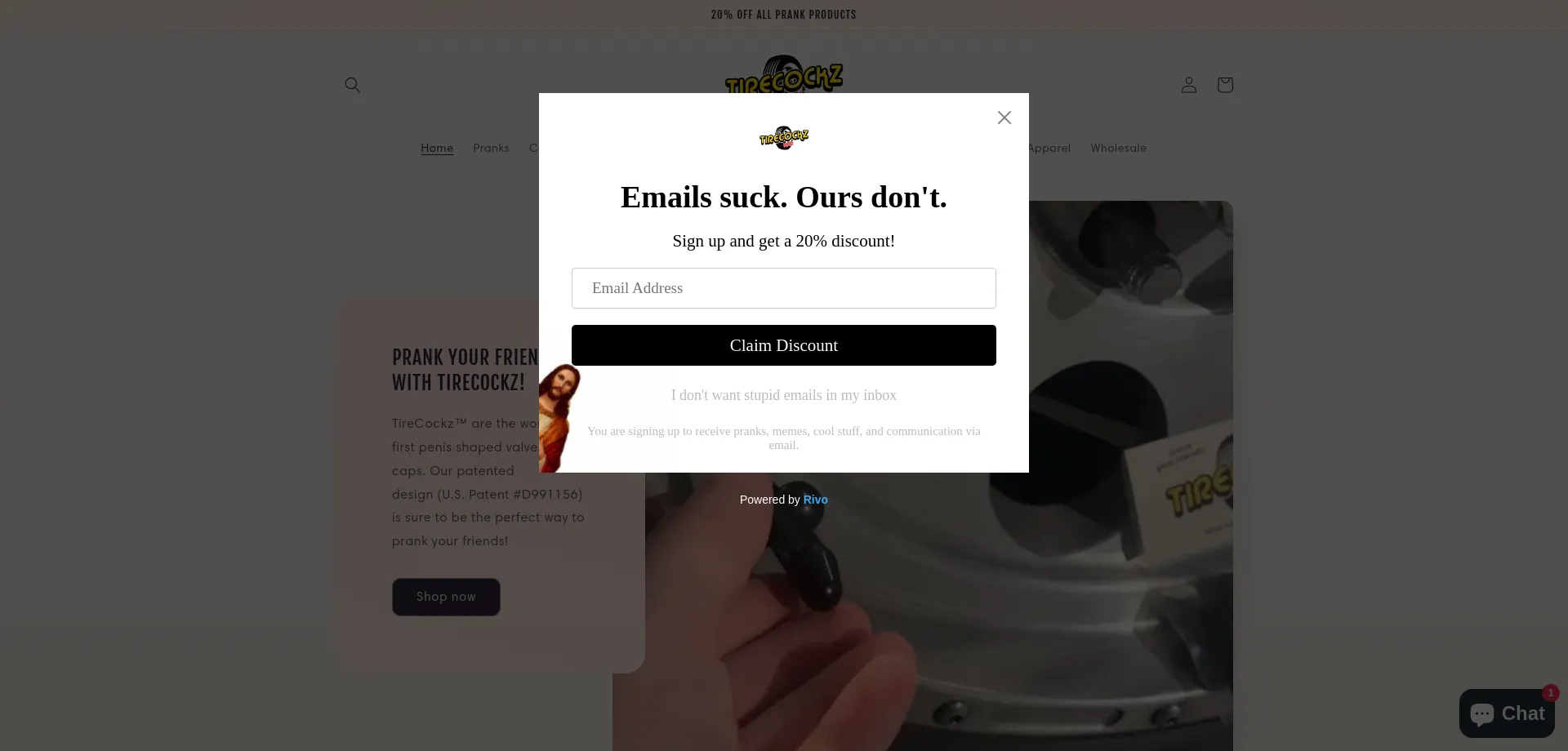 Tirecockz.com Screenshot