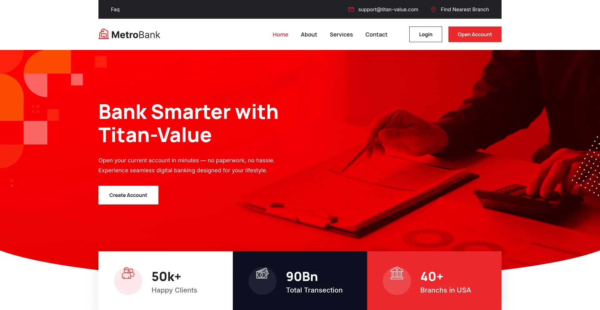 Website screenshot of Titan-value.com