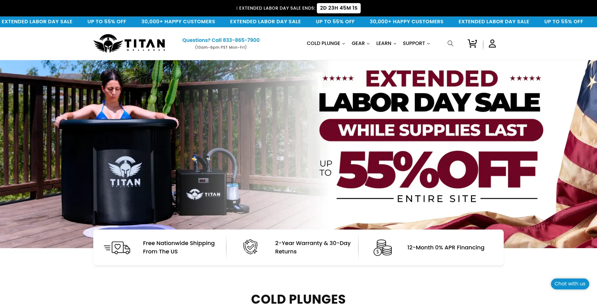 Titanplunge.com Screenshot