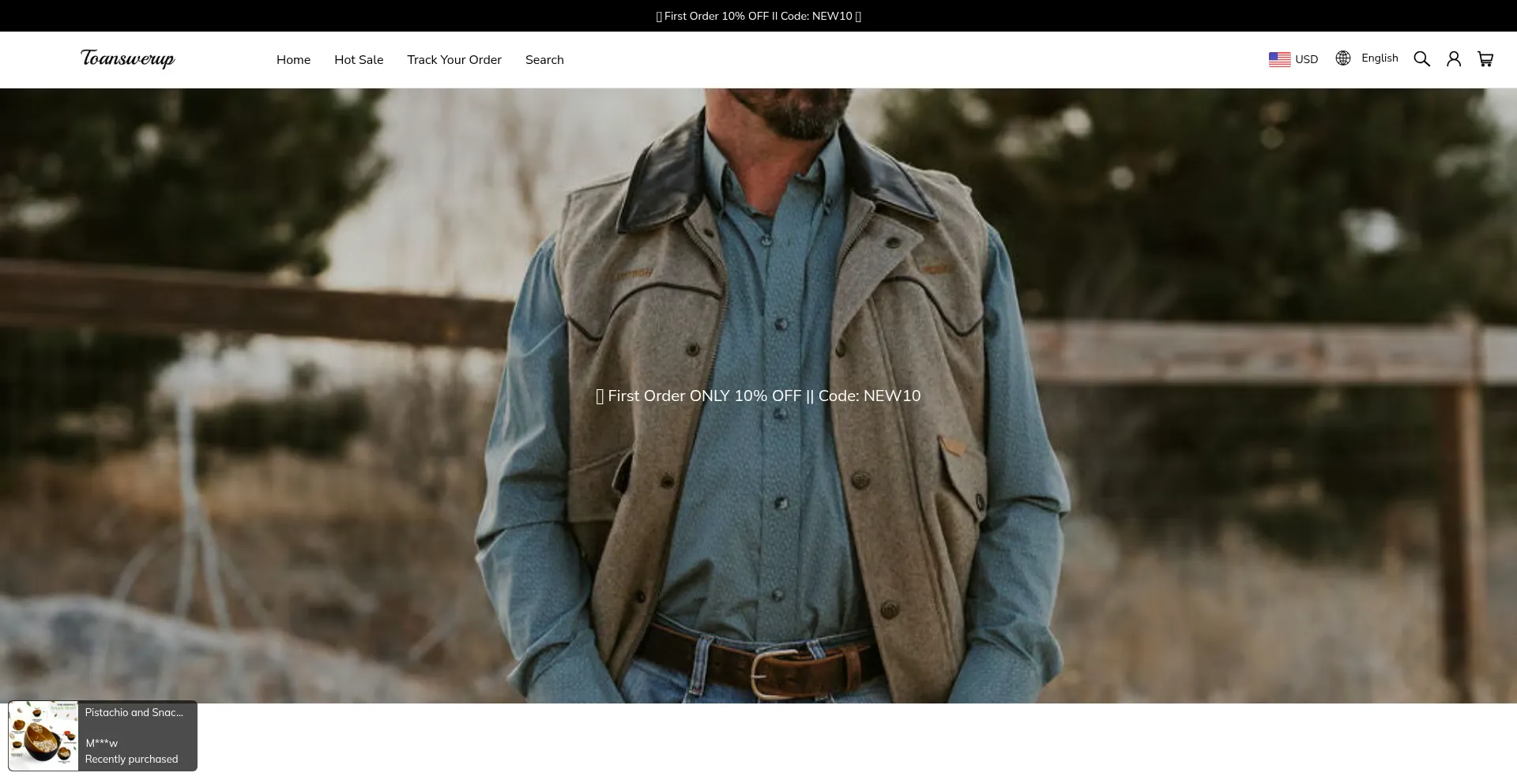 Website screenshot of Toanswerup.com