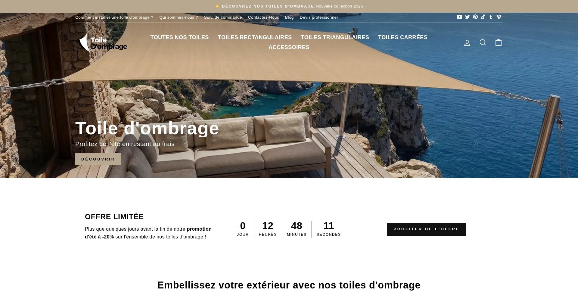 Toile-dombrage.com