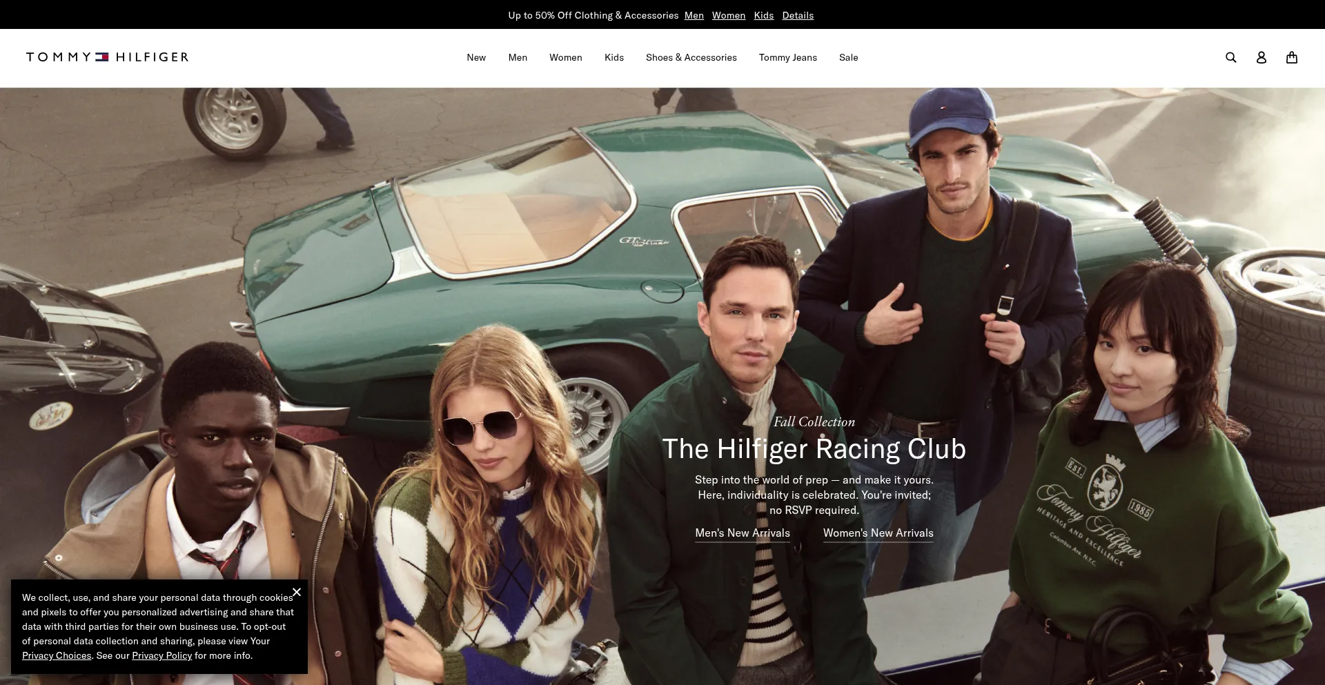 Tommy.com Screenshot