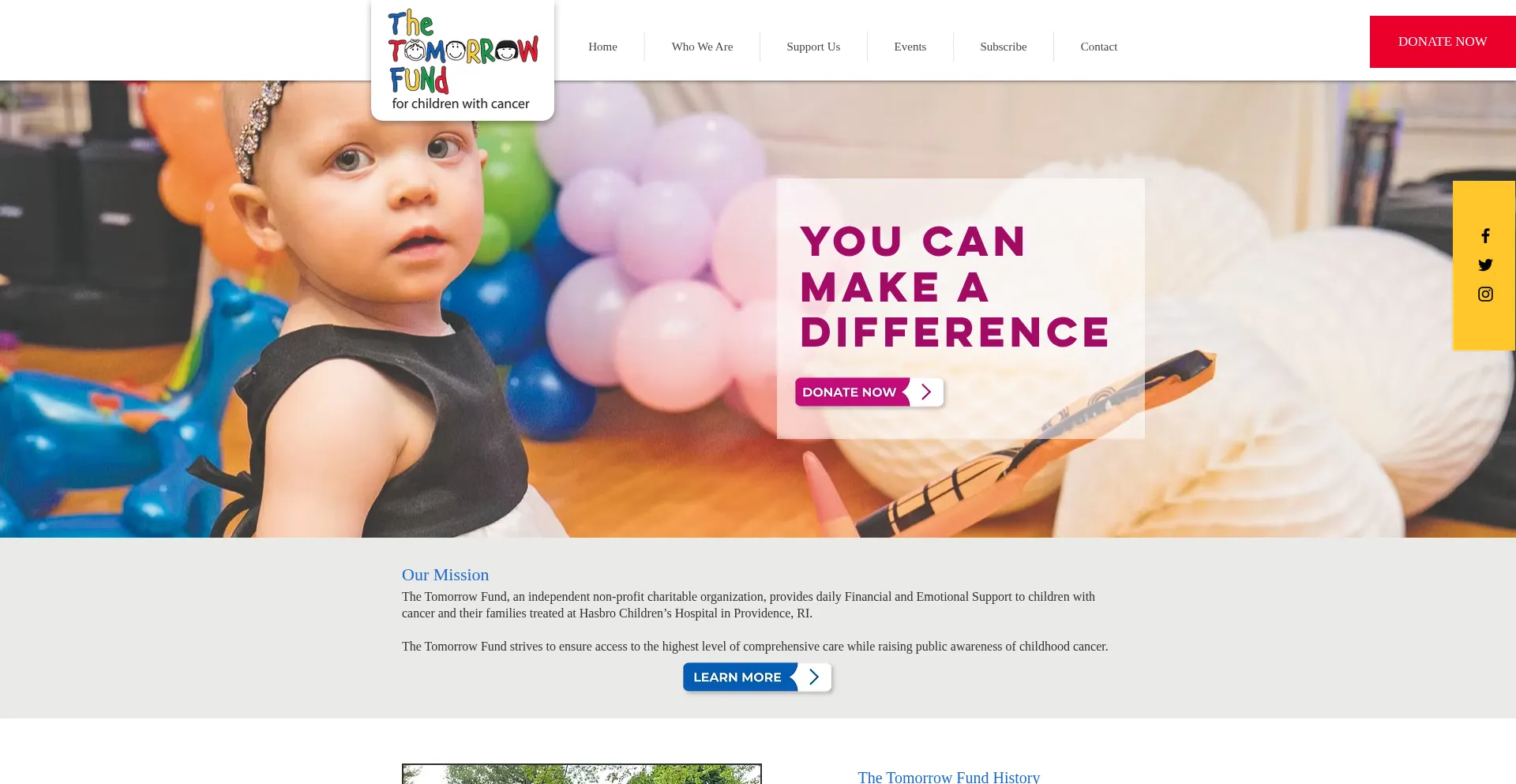 Tomorrowfund.org Screenshot