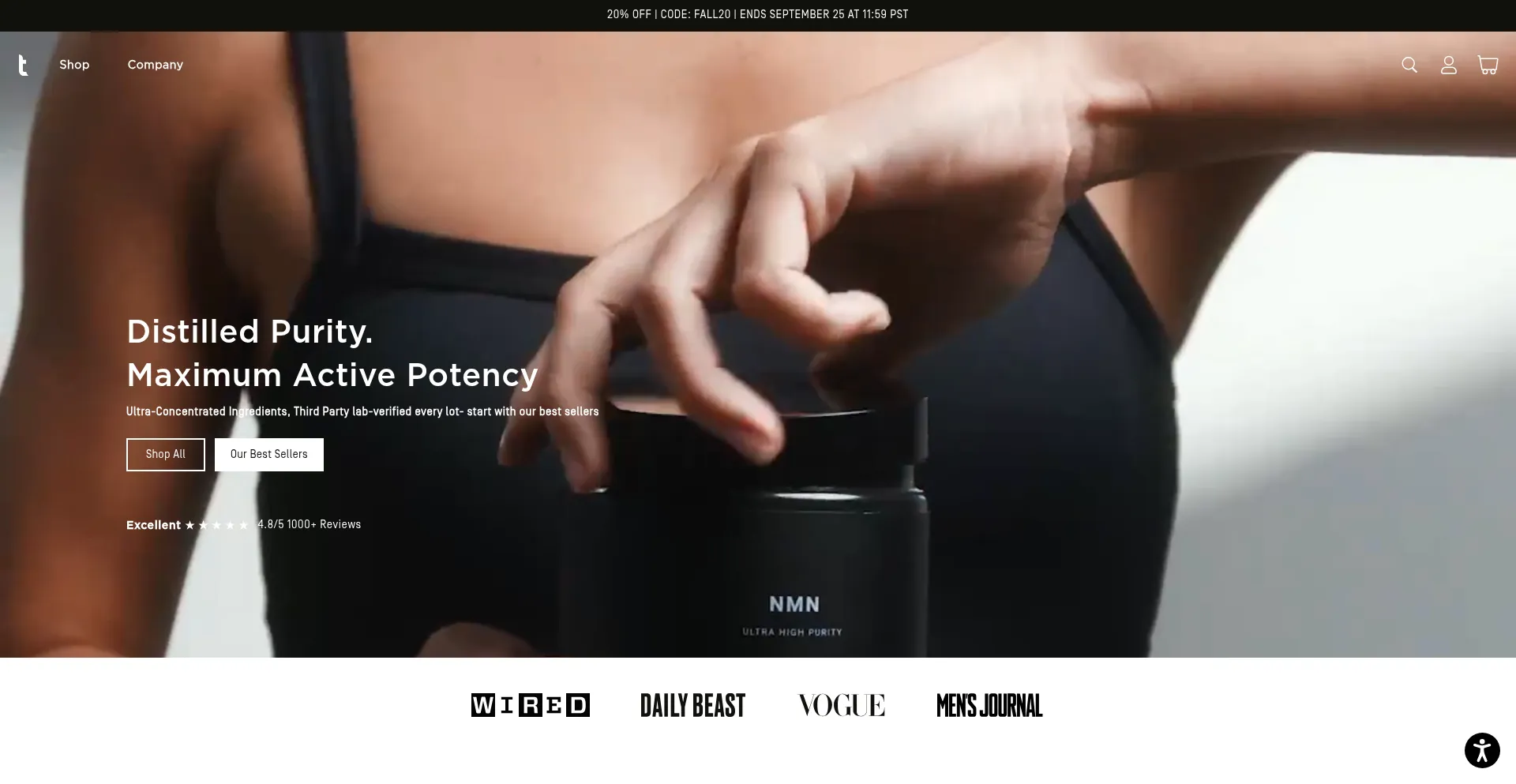 Toniiq.com Screenshot