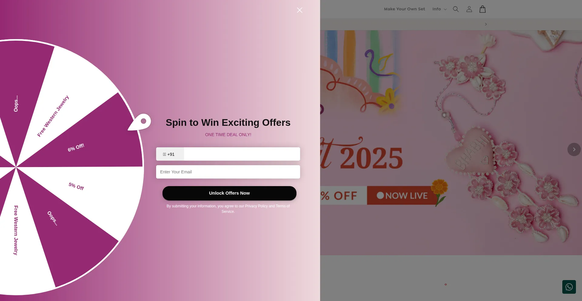 Website screenshot of Tonoto.in