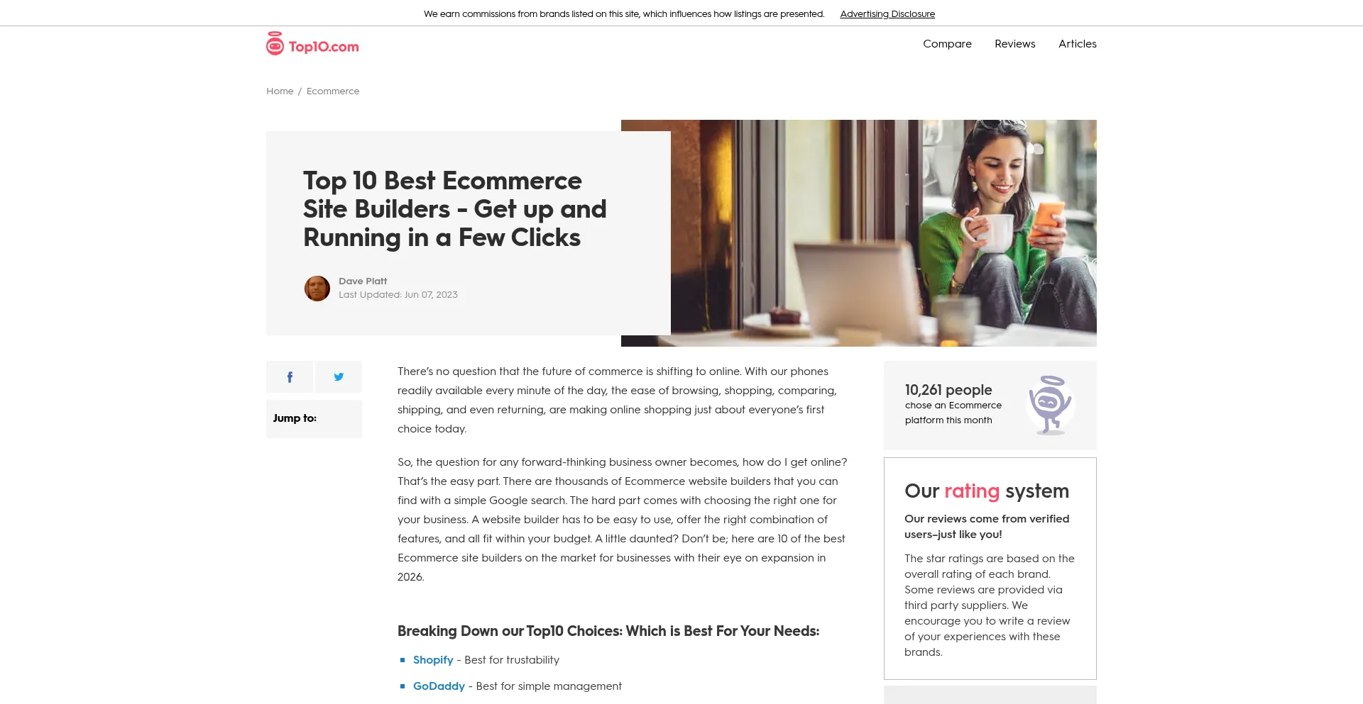Top10ecommercesitebuilders.com