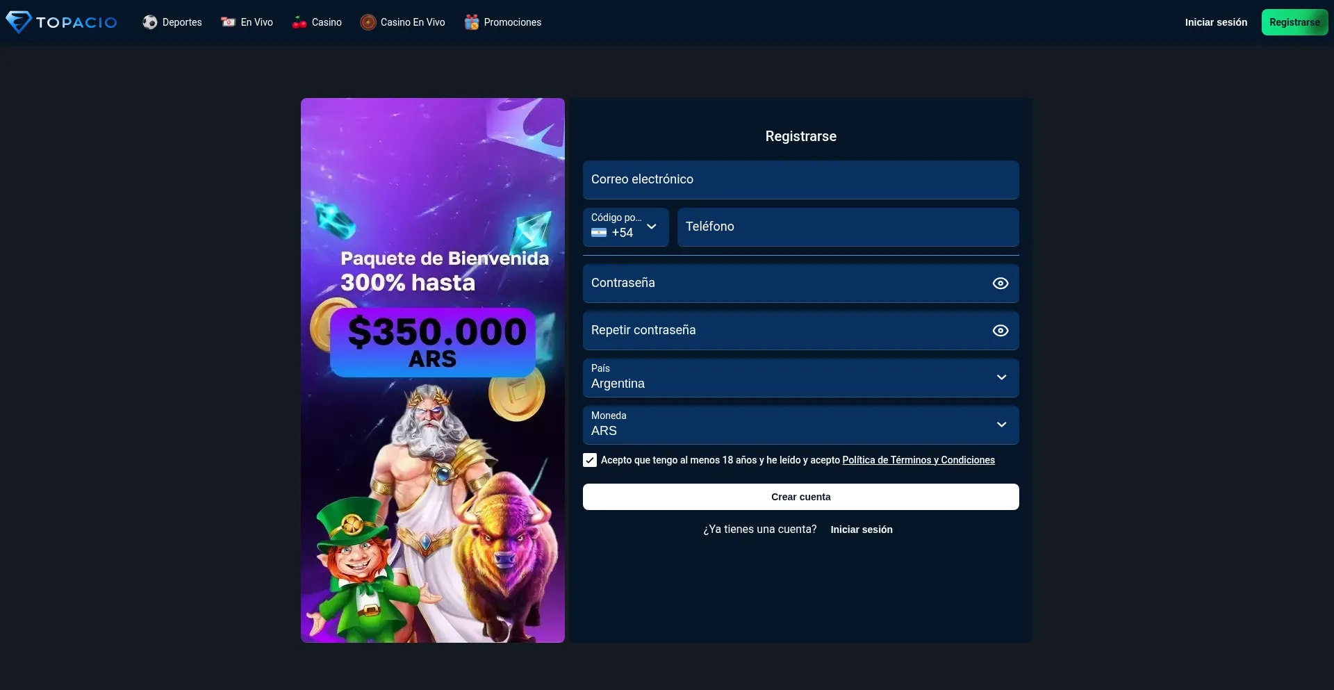Topacio.biz Screenshot