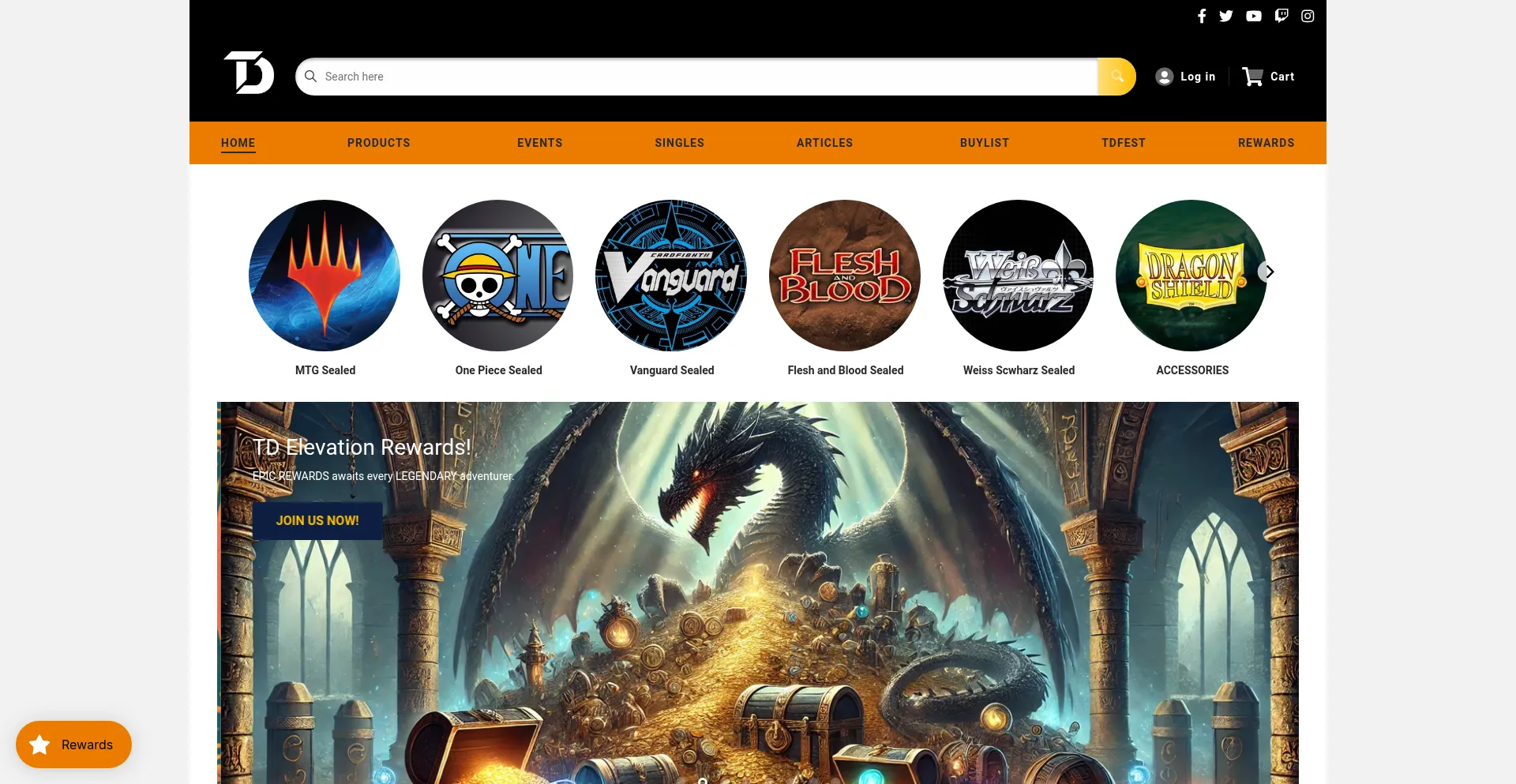 Website screenshot of Topdeckph.com