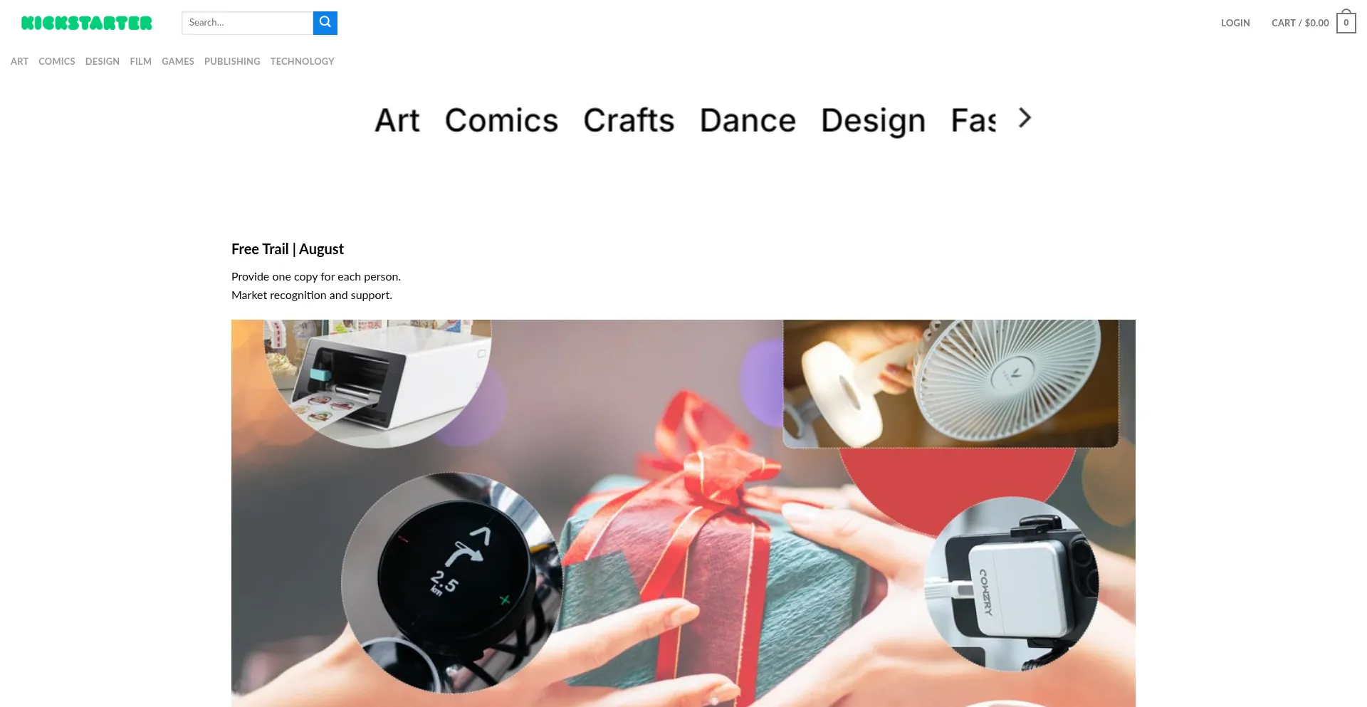Website screenshot of Toplfnoun.live