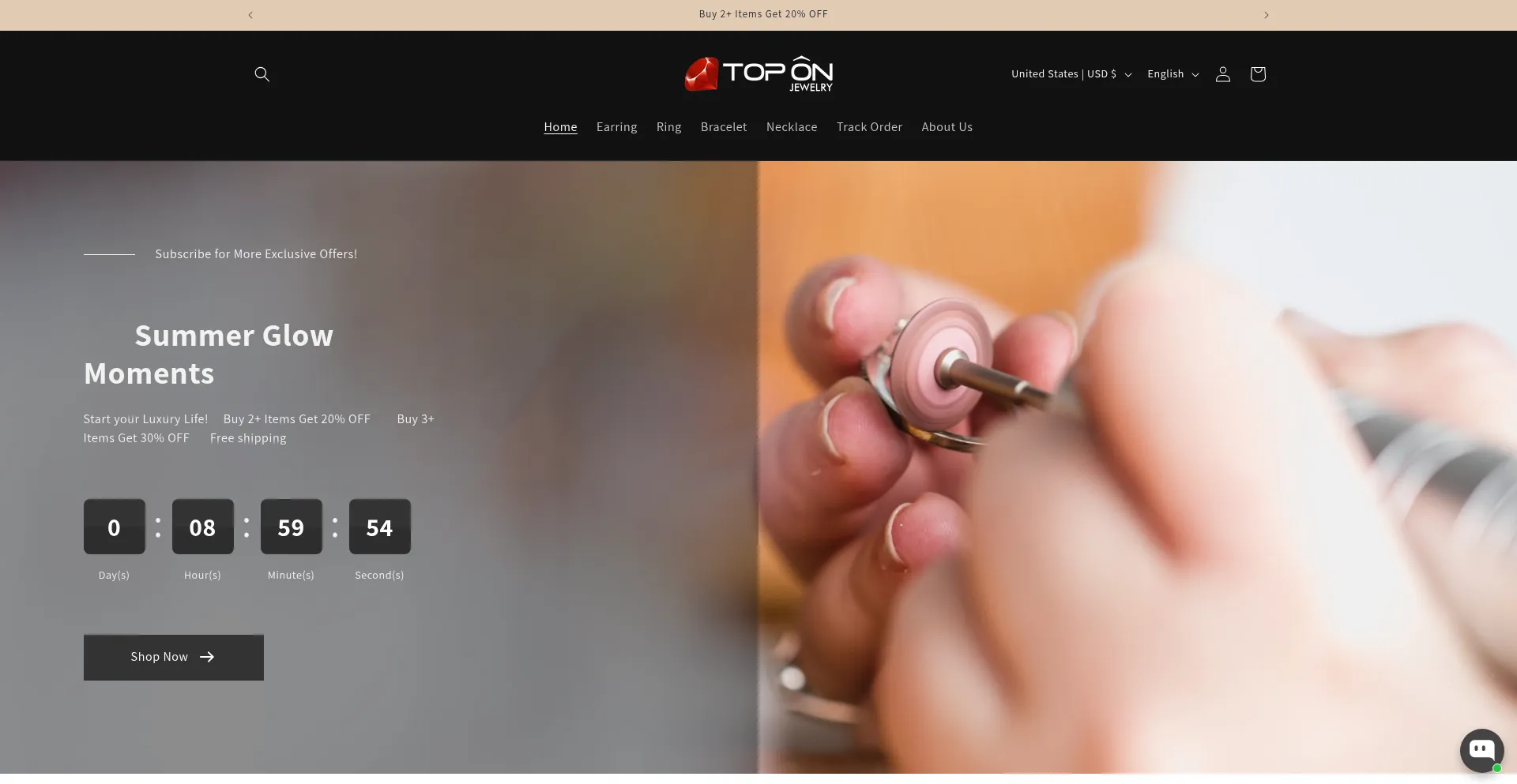 Toponjewelry.com Screenshot