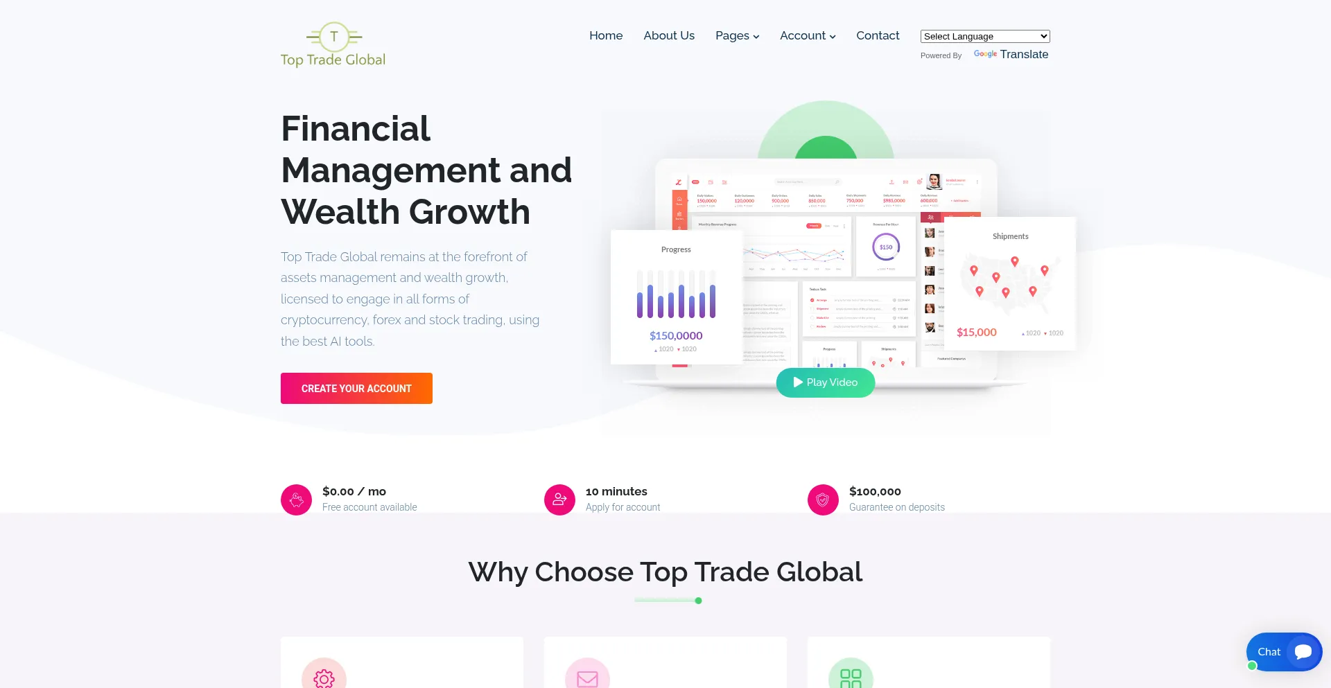 Toptradeglobal.com 安全可靠吗？