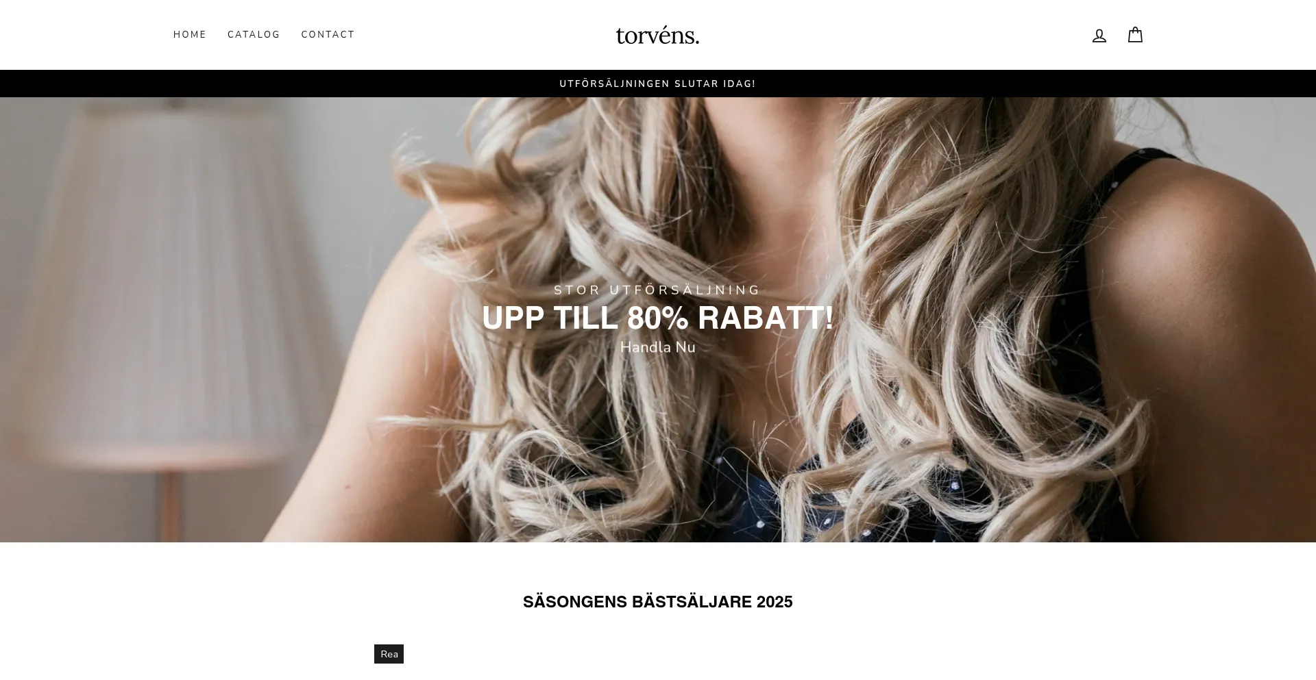 Website screenshot of Torvens.se