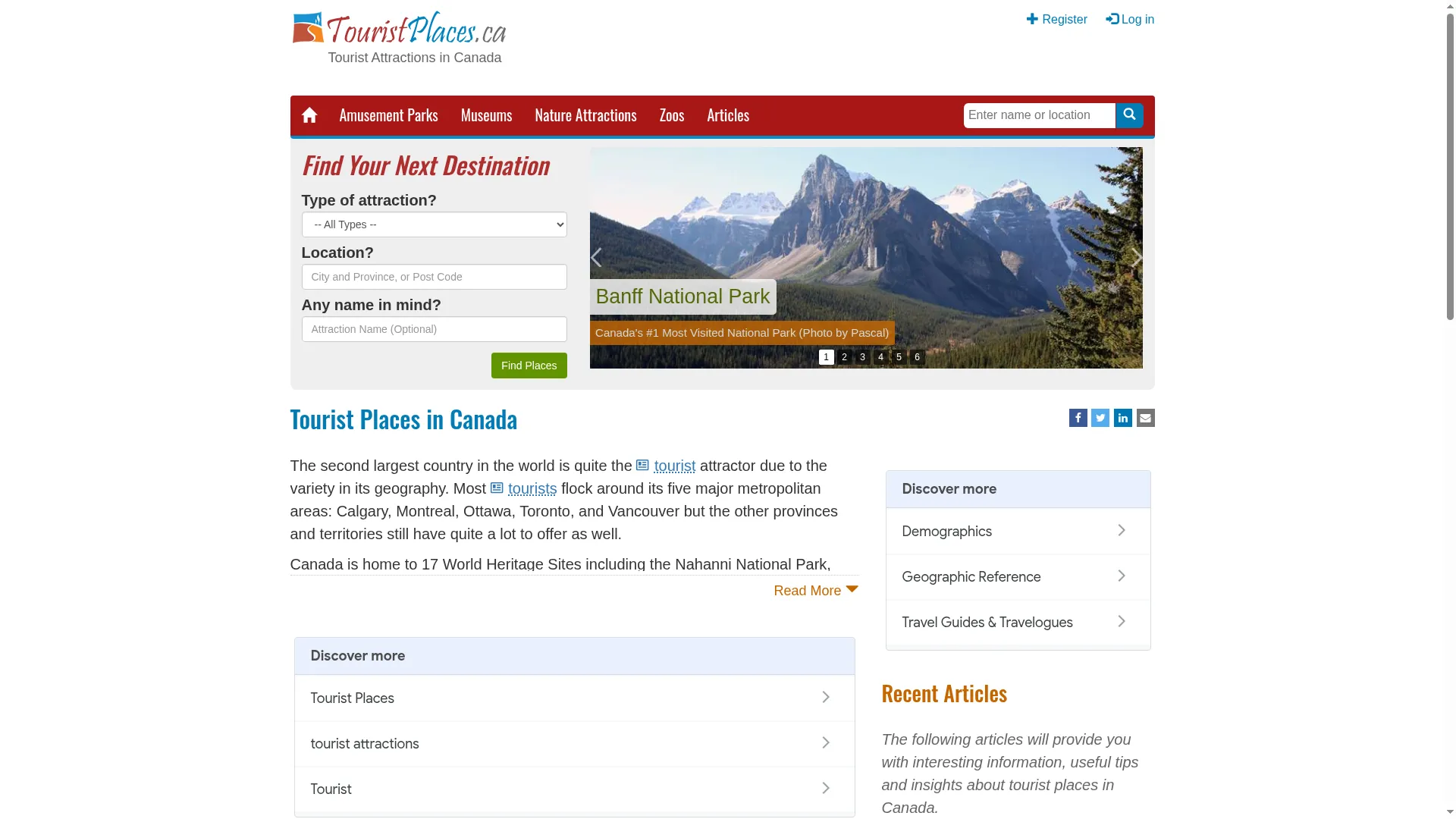 Touristplaces.ca
