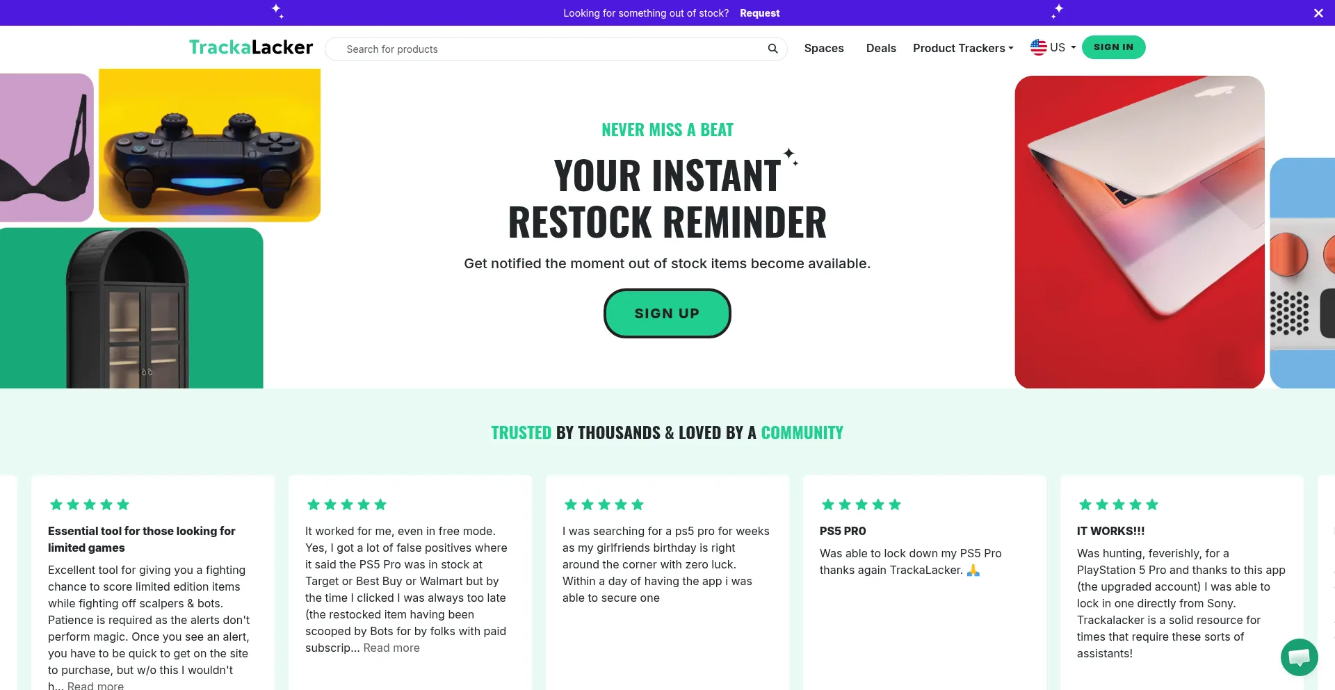 Trackalacker.com