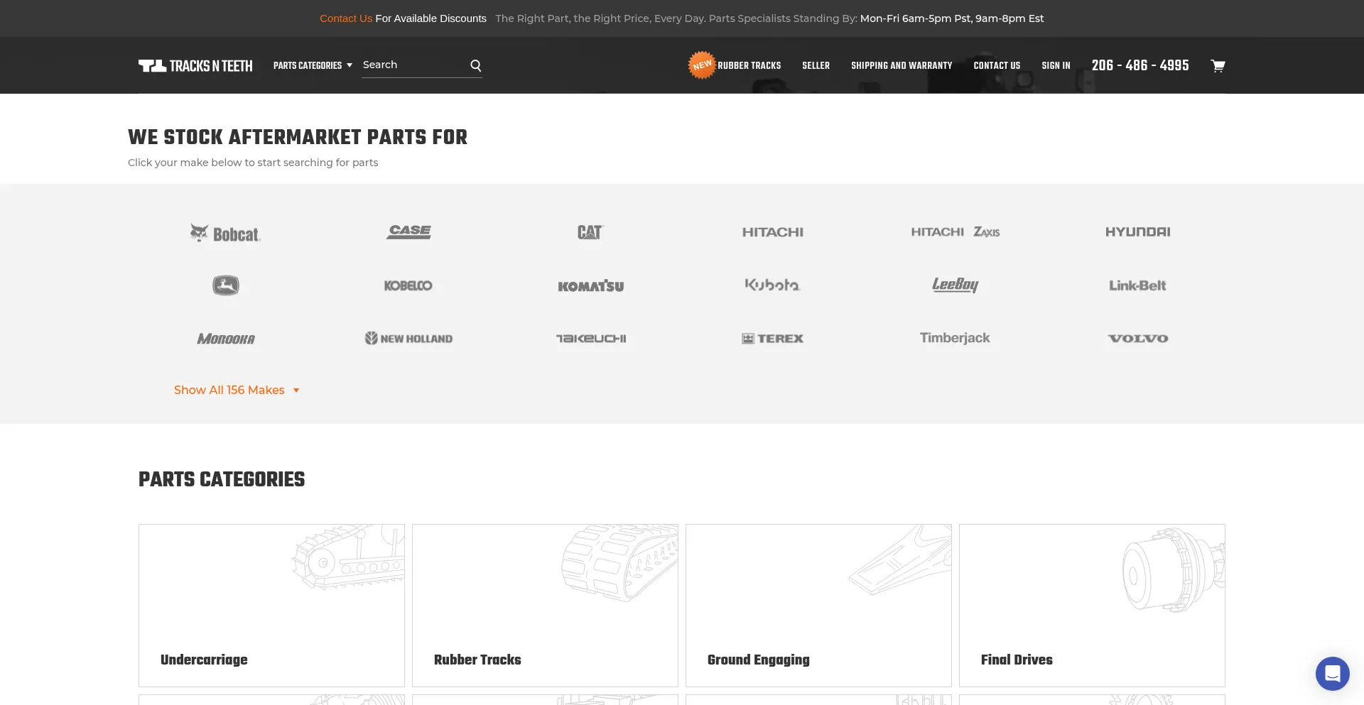 Website screenshot of Tracksnteeth.com