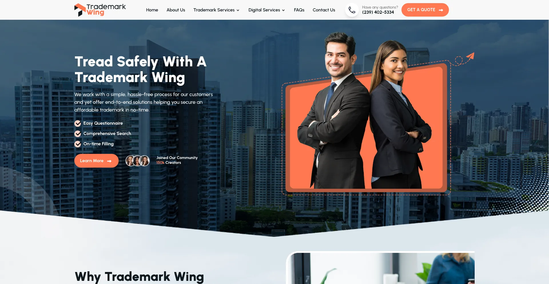 Trademarkwing.com Screenshot