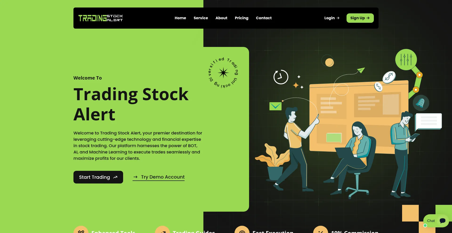 Tradingstockalert.com Screenshot