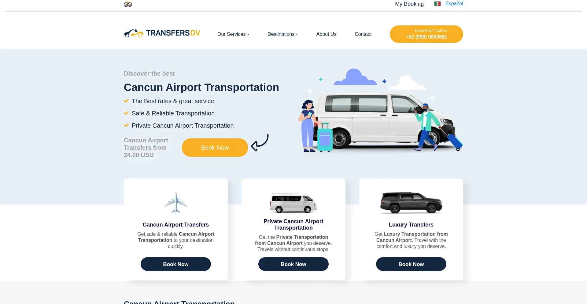Transfersdv.com Screenshot