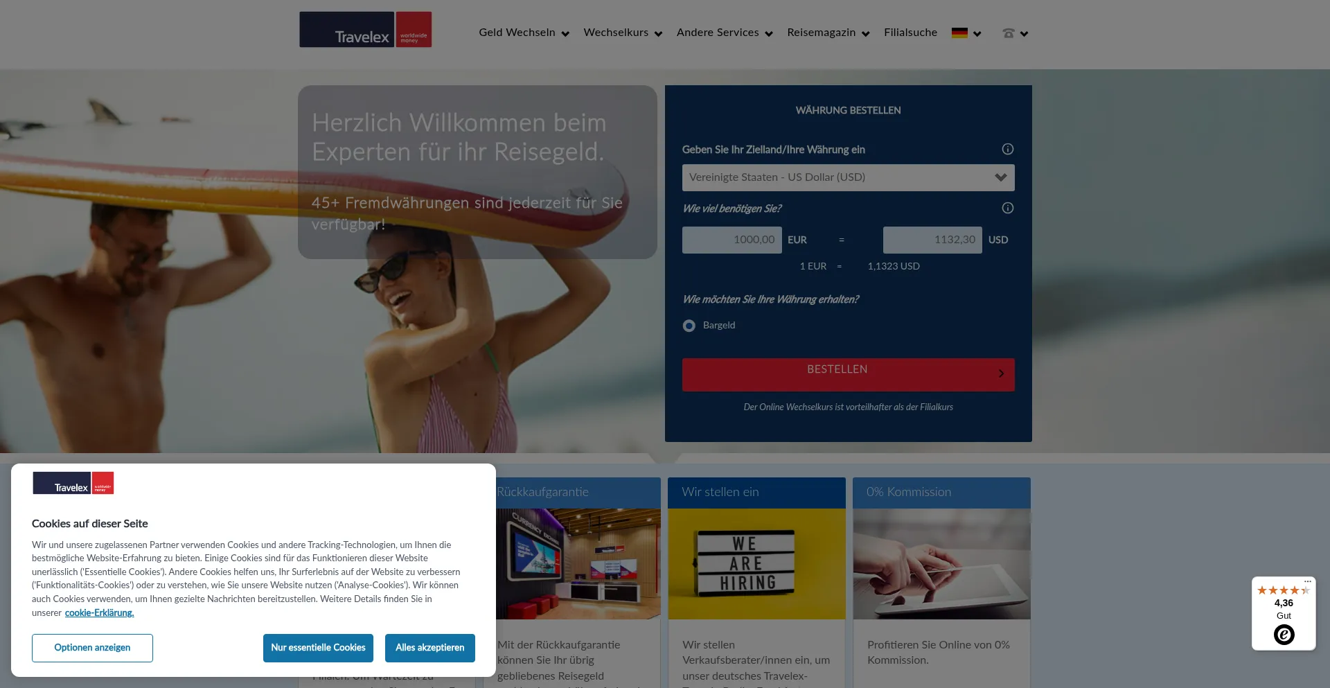Travelex.de 安全可靠吗？