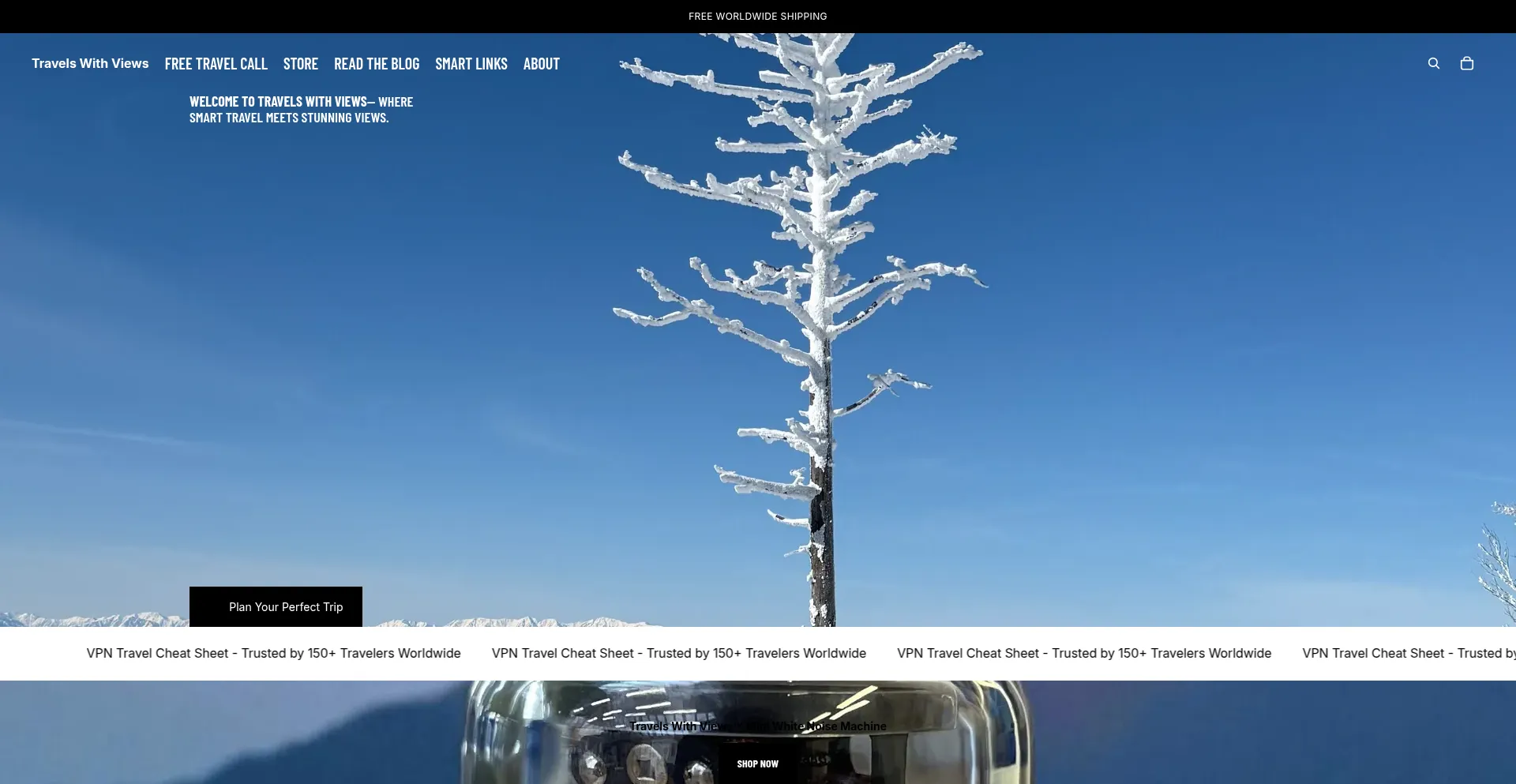 Travelswithviews.com Screenshot