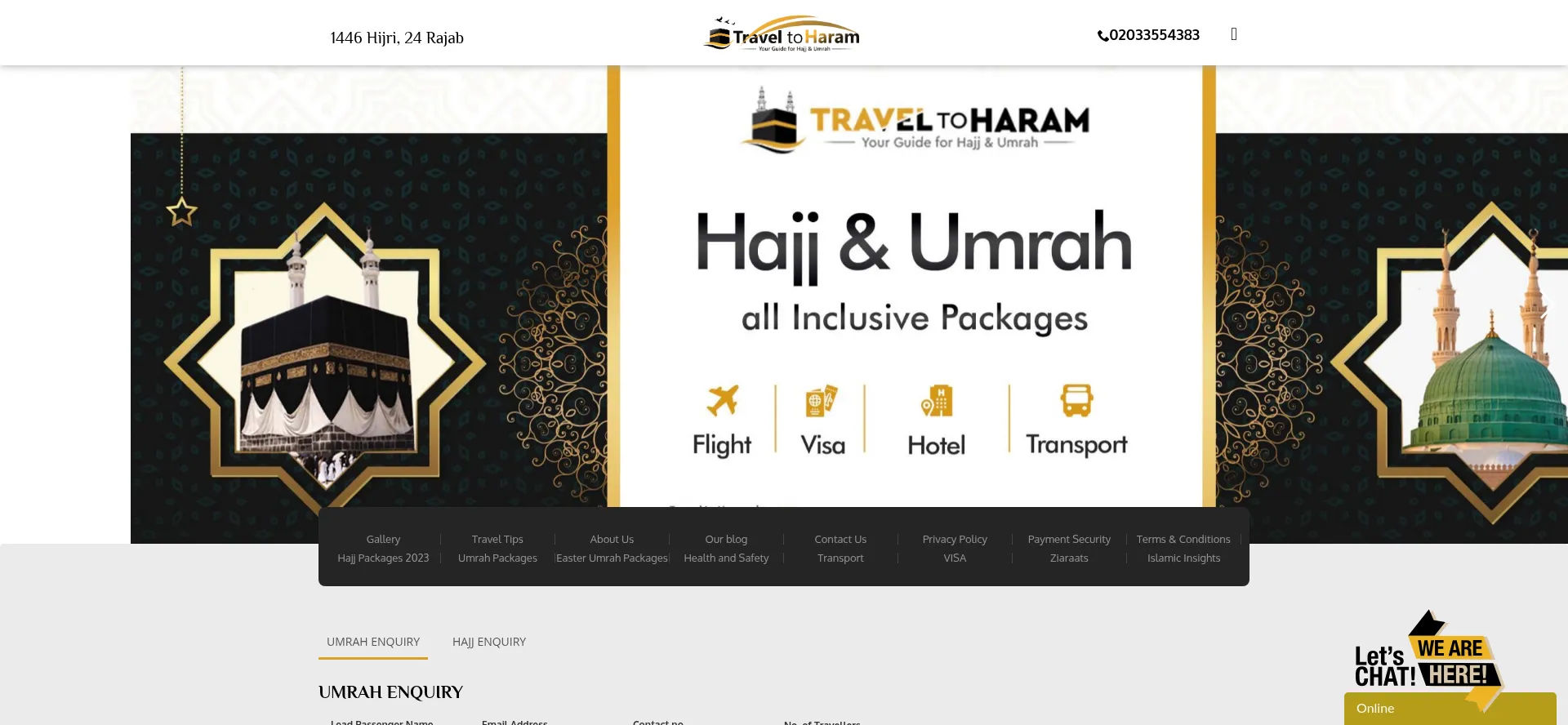 Traveltoharam.co.uk