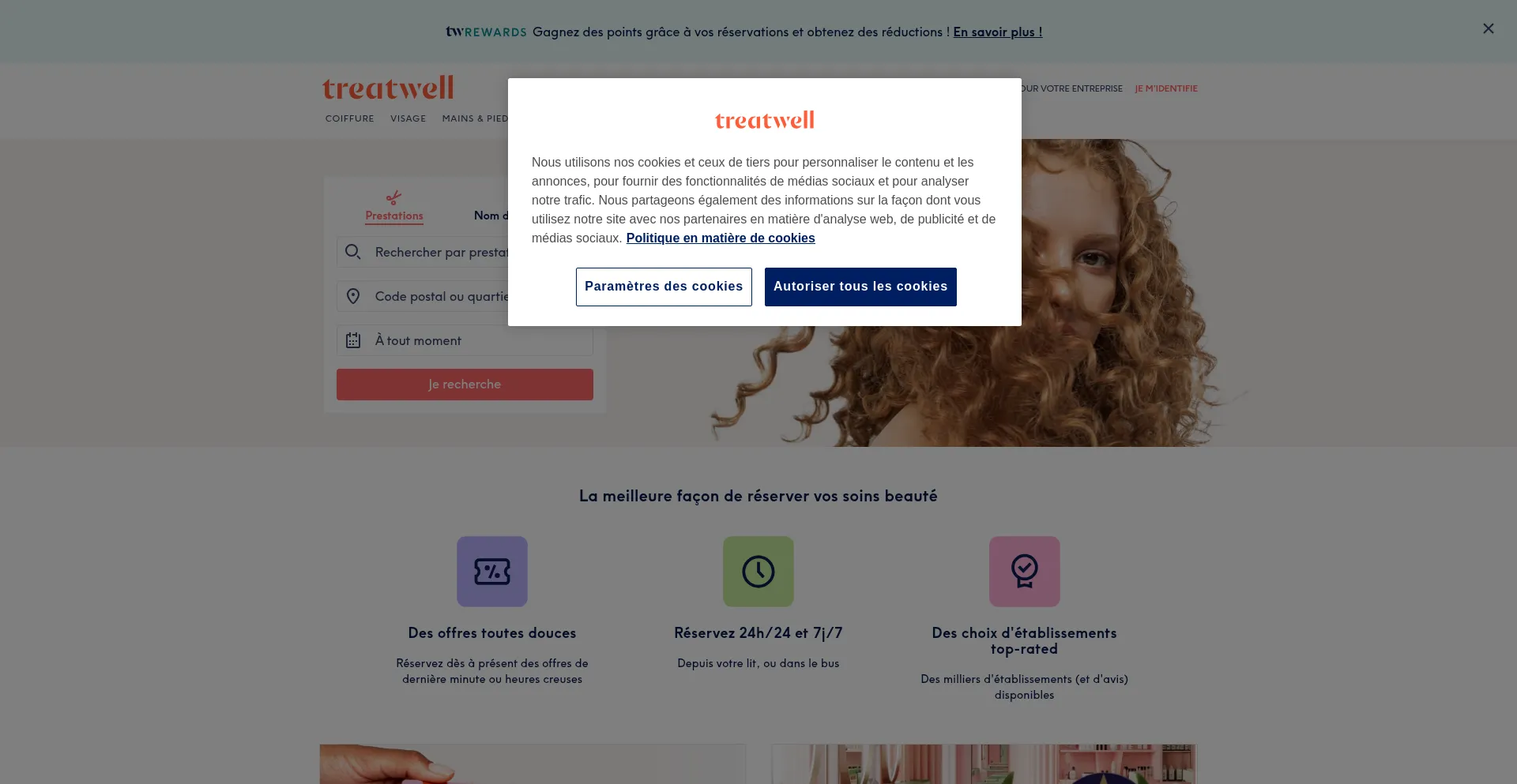 Treatwell.fr Screenshot