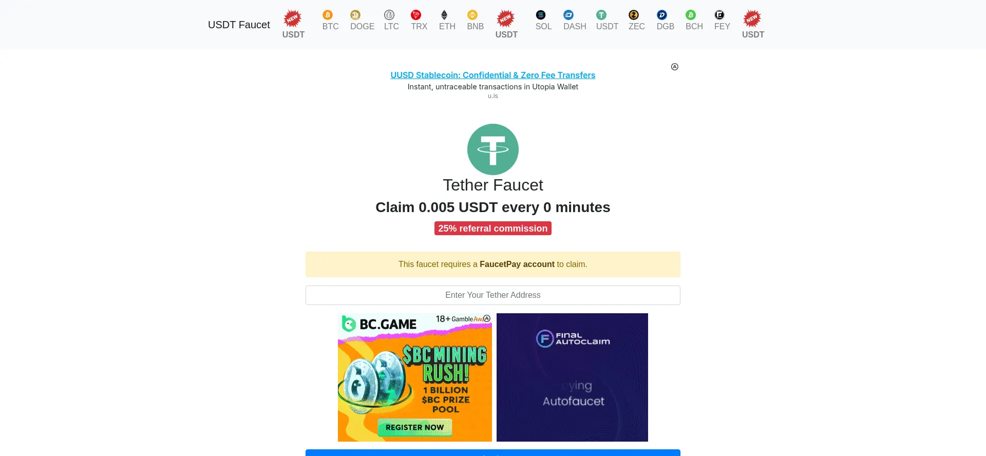 Website screenshot of Treaw.com