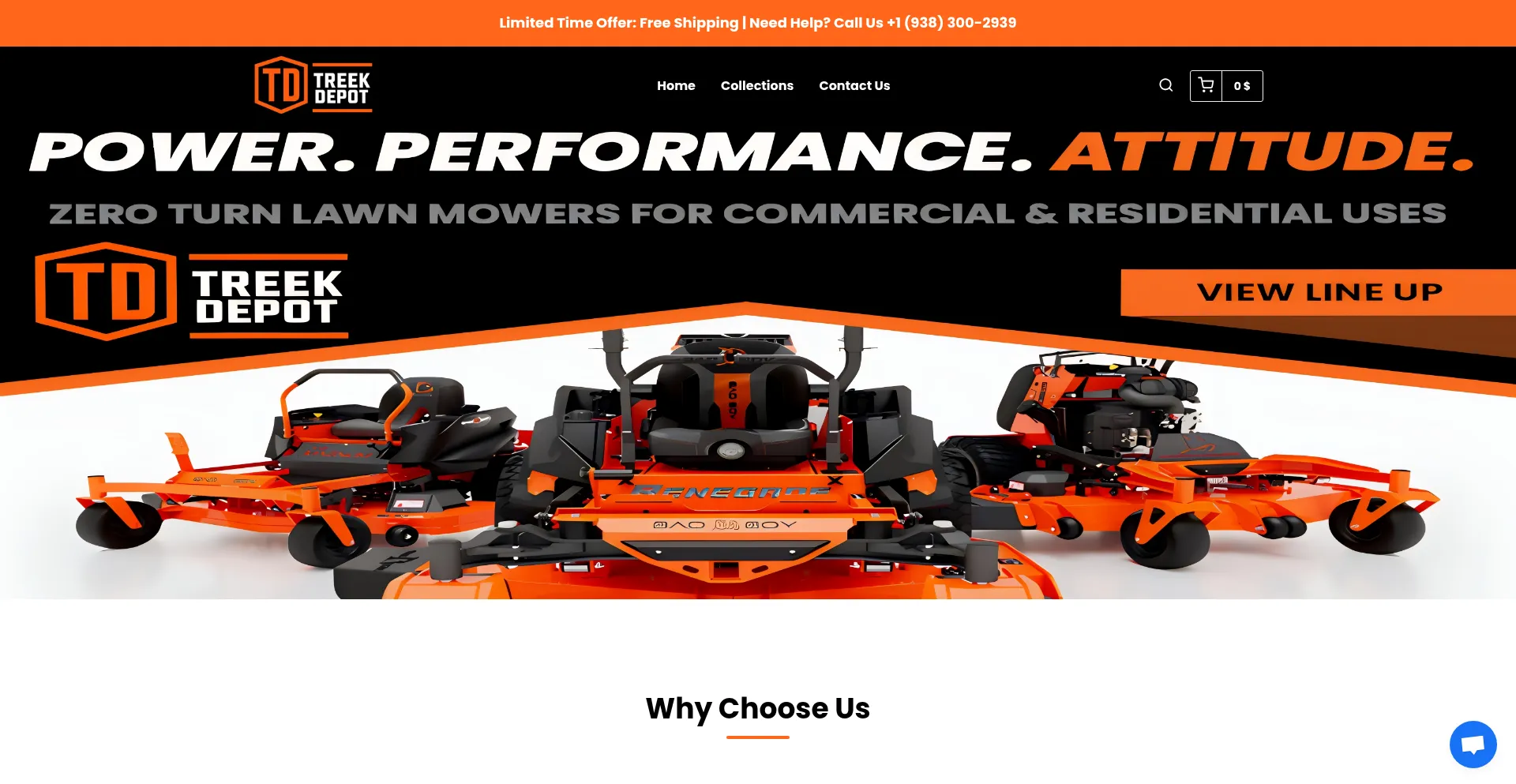 Treekdepot.com Screenshot