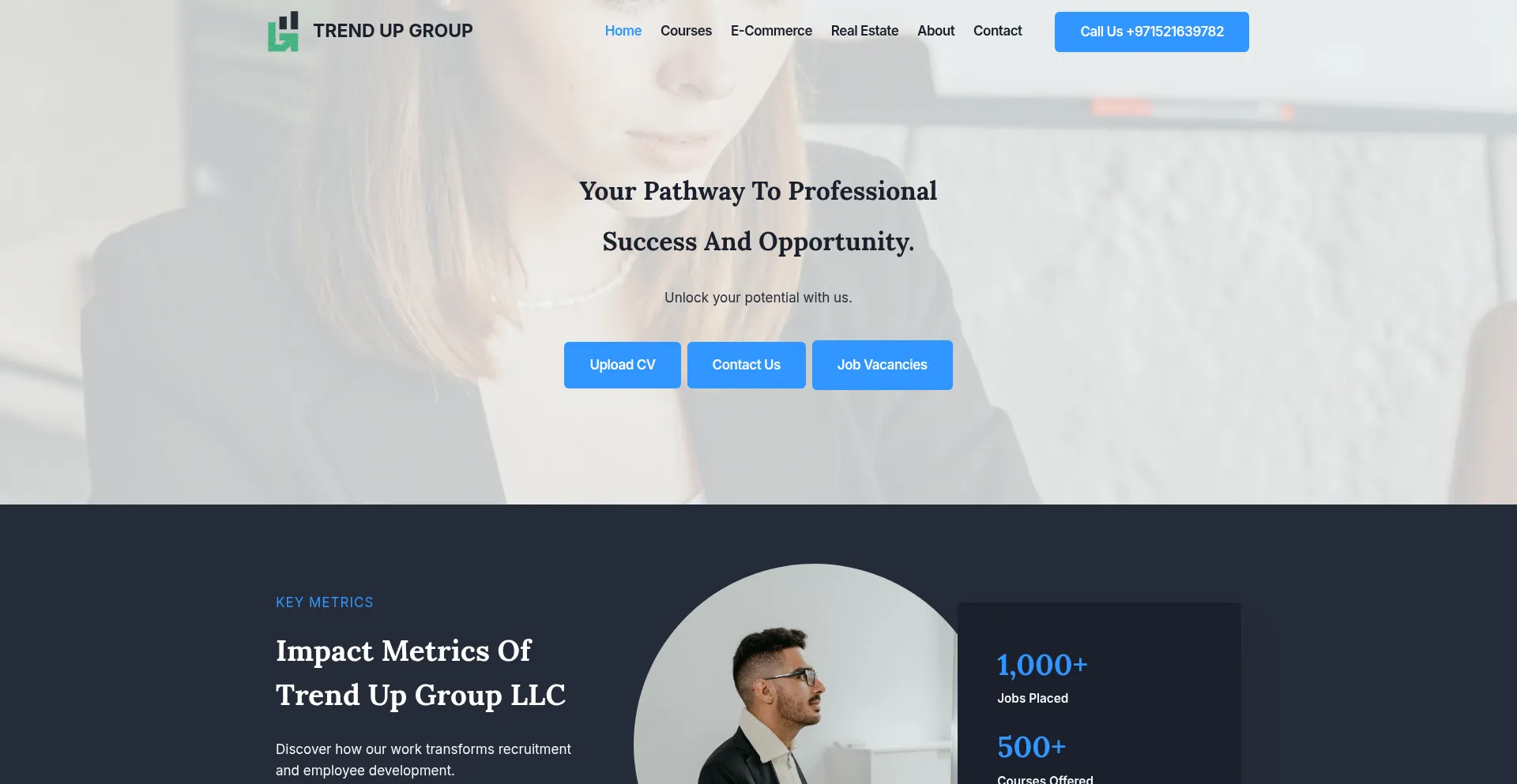 Trend-up-group.com Screenshot