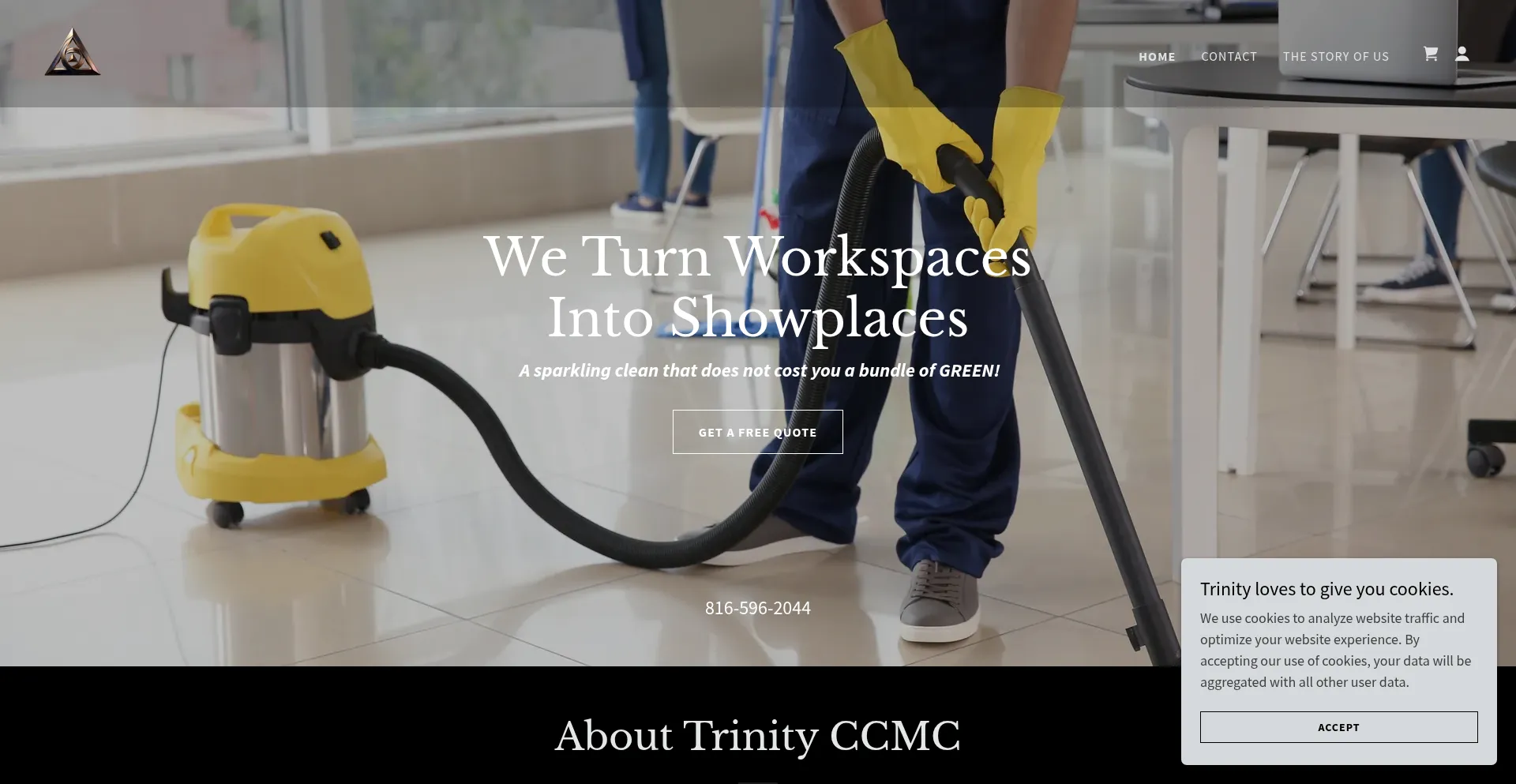 Trinityccmc.com Screenshot