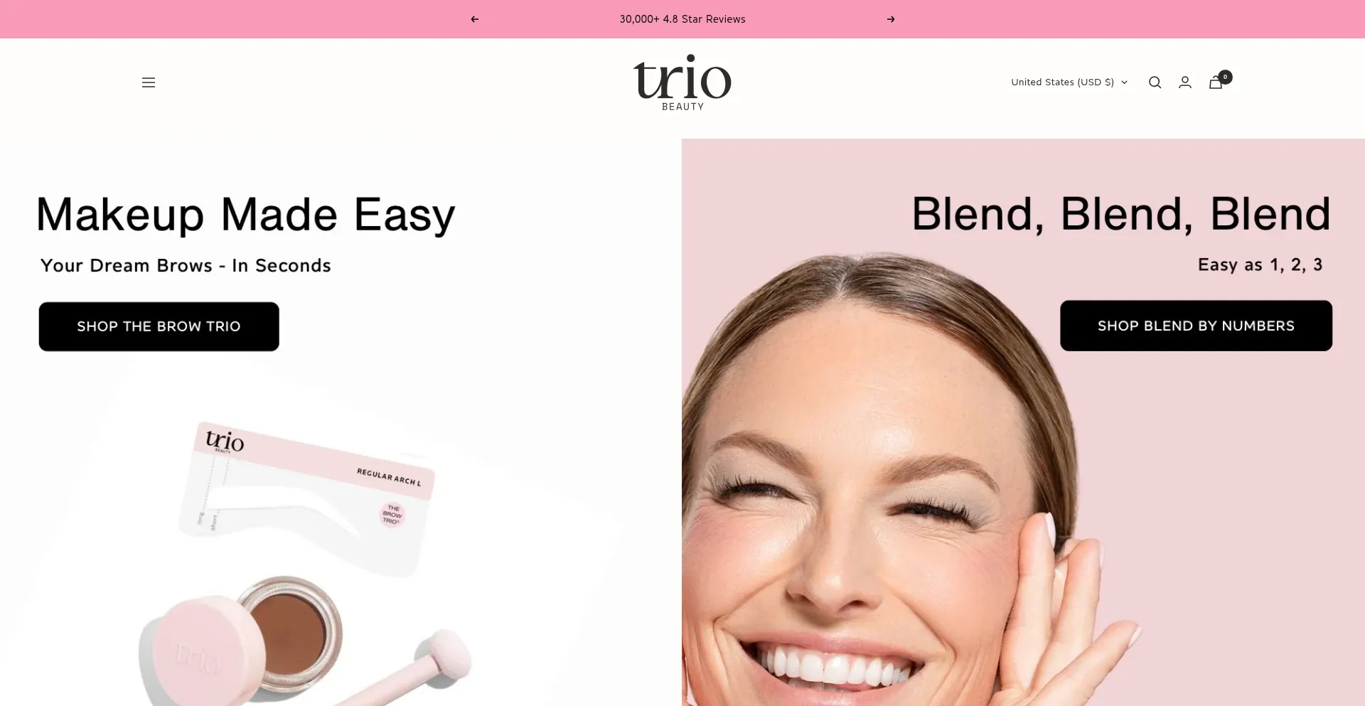Triobeauty.com Screenshot