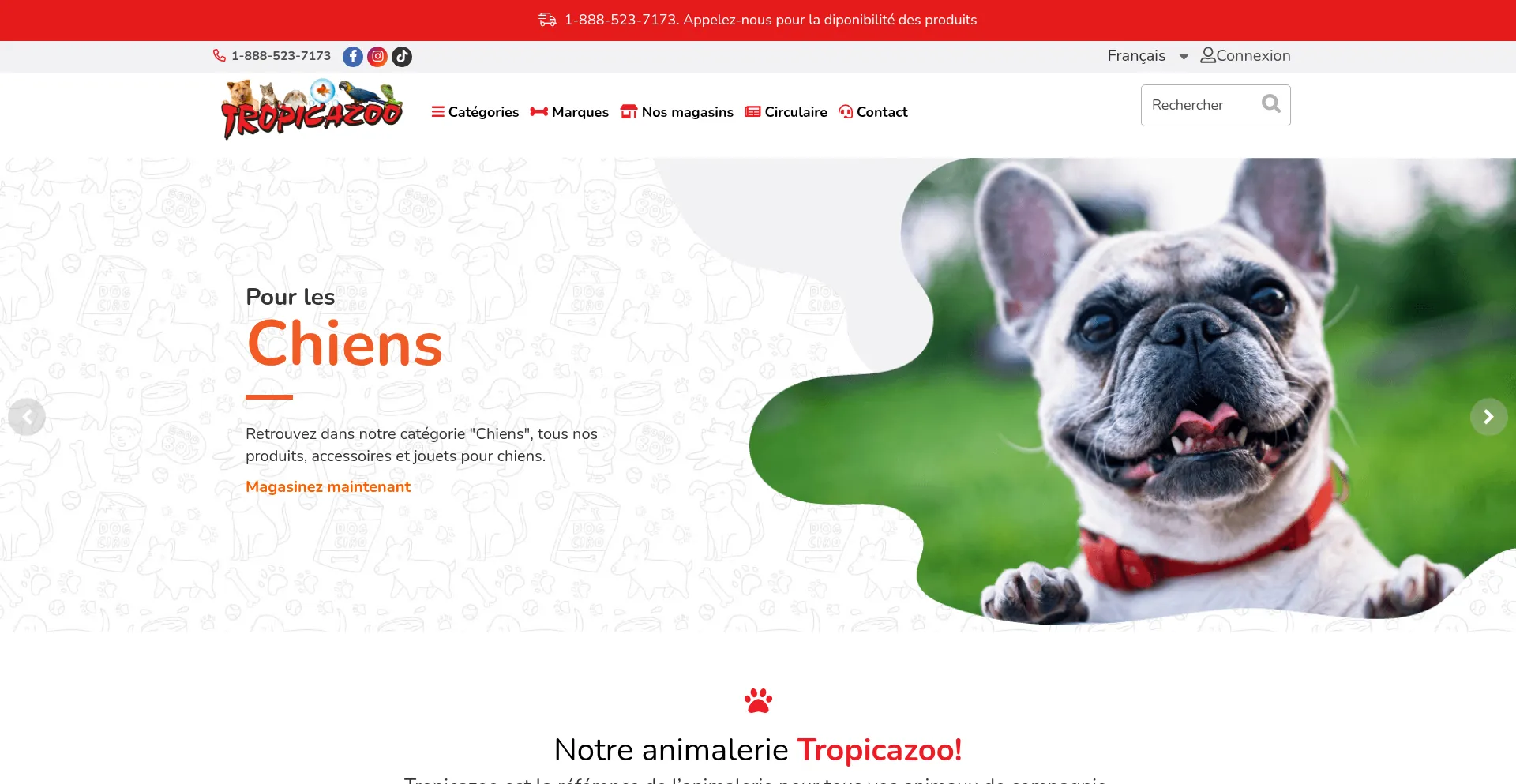 Tropicazoo.com Screenshot