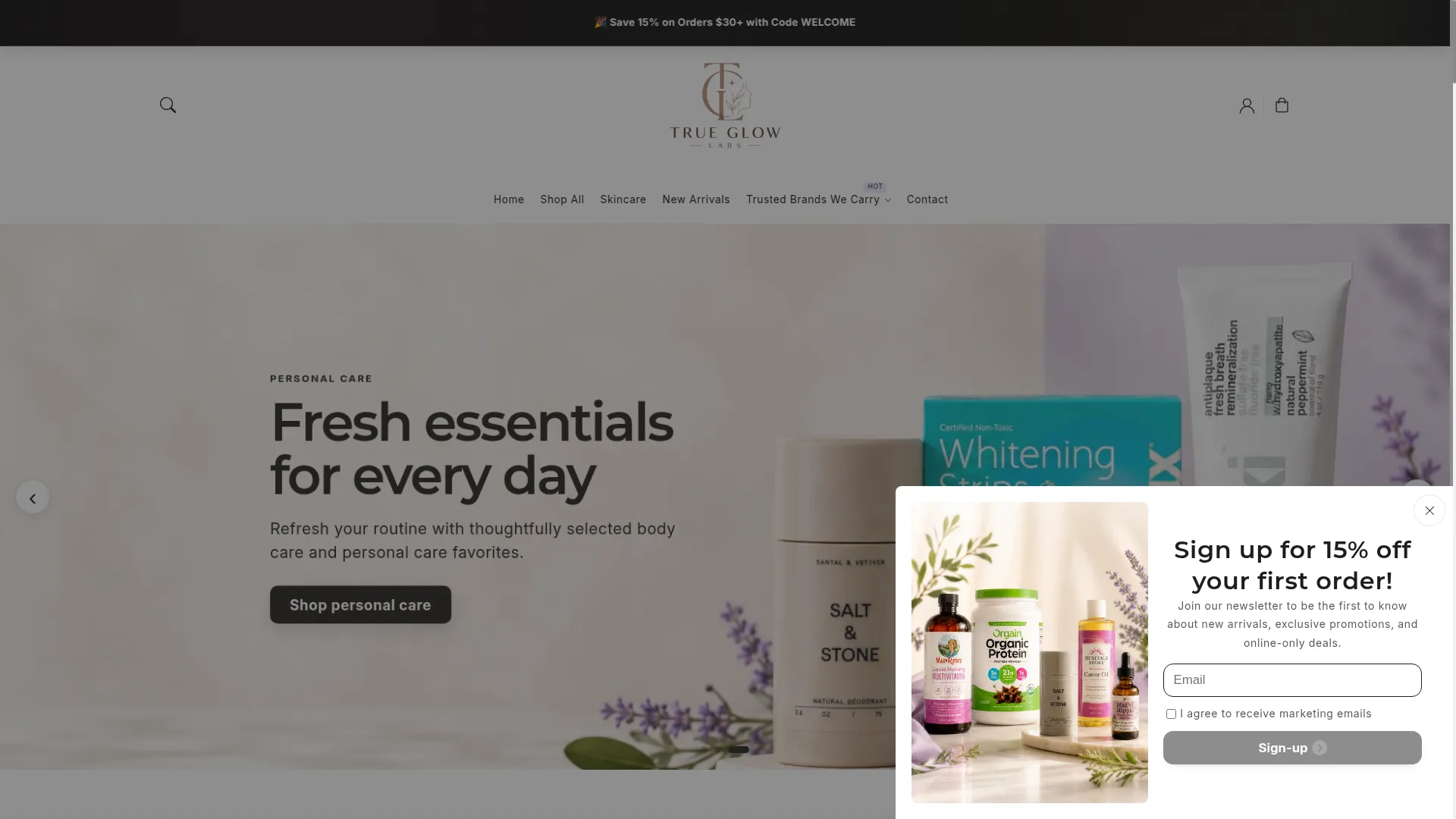 Trueglowlabs.com