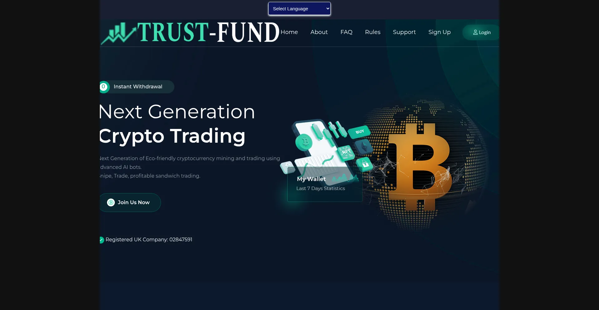 Trust-fund.net Screenshot