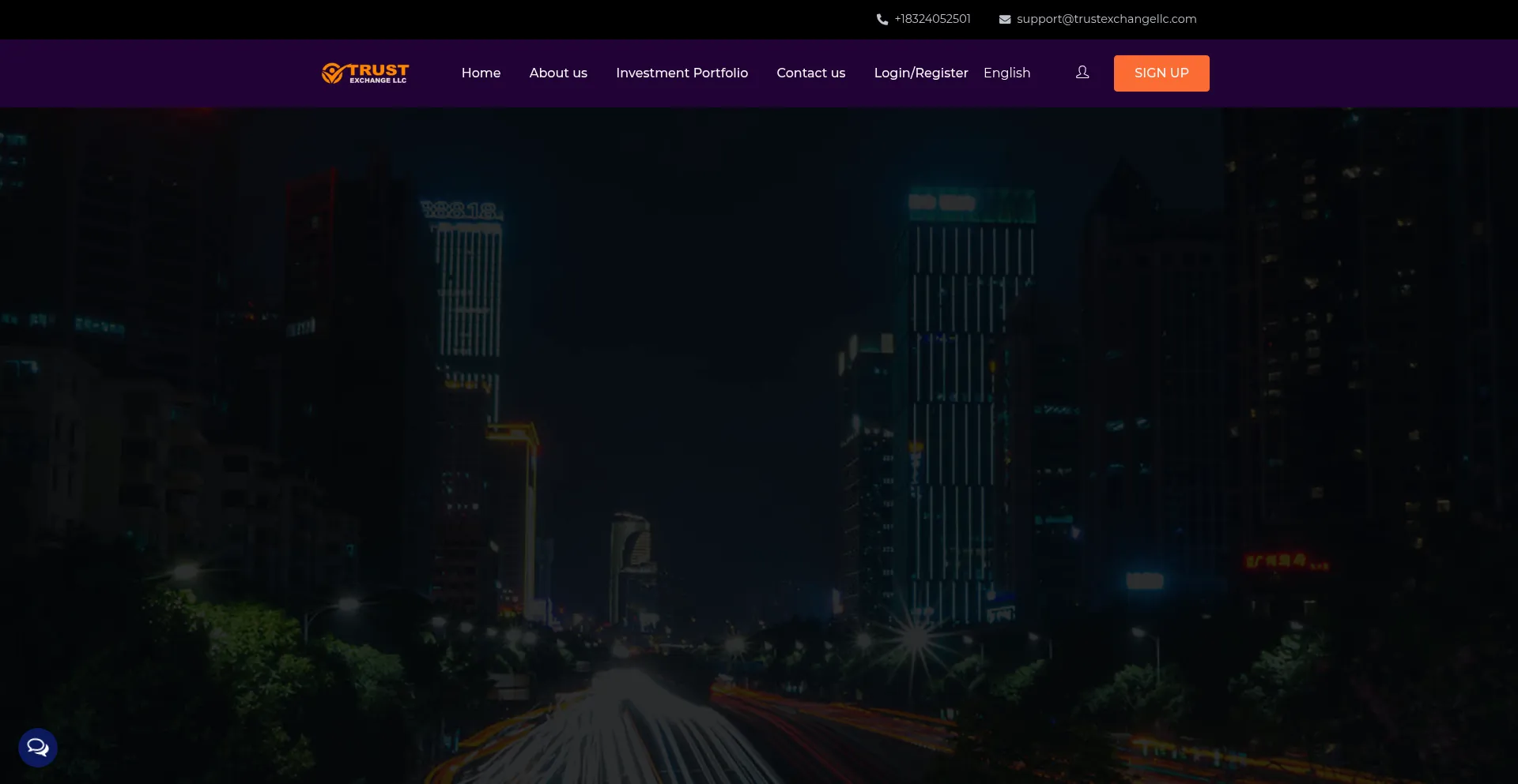 Website screenshot of Trustexchangellc.com