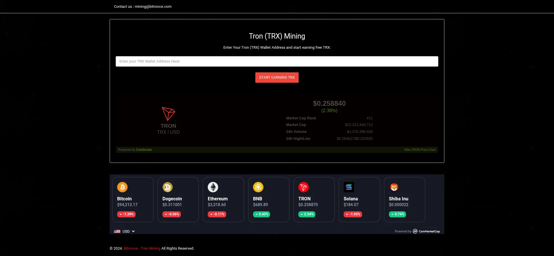 Trx.bitronce.com