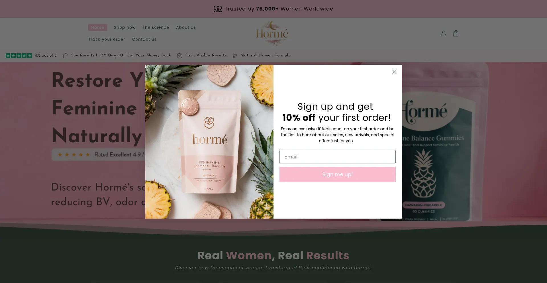 Website screenshot of Tryhorme.com