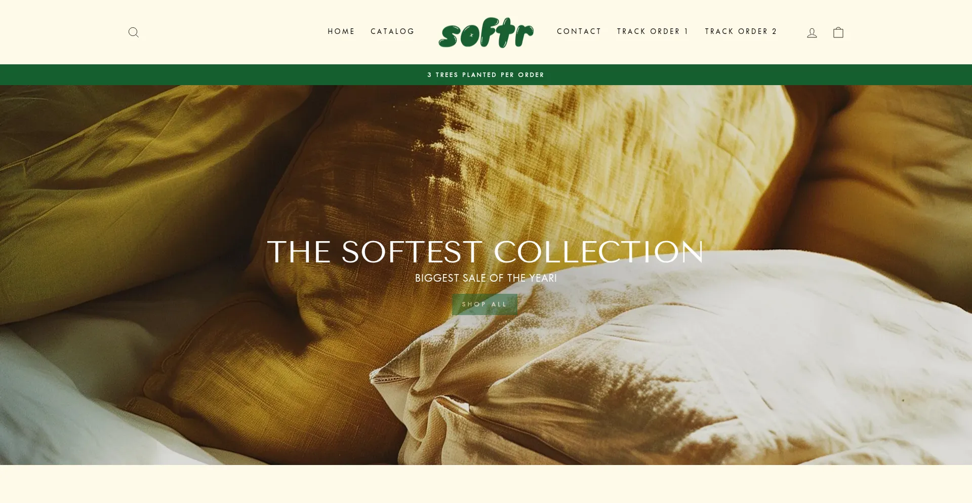 Website screenshot of Trysoftr.com