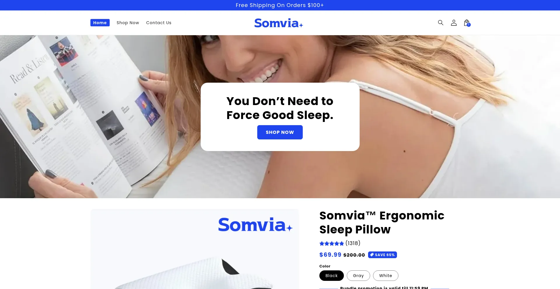 Trysomvia.com Screenshot