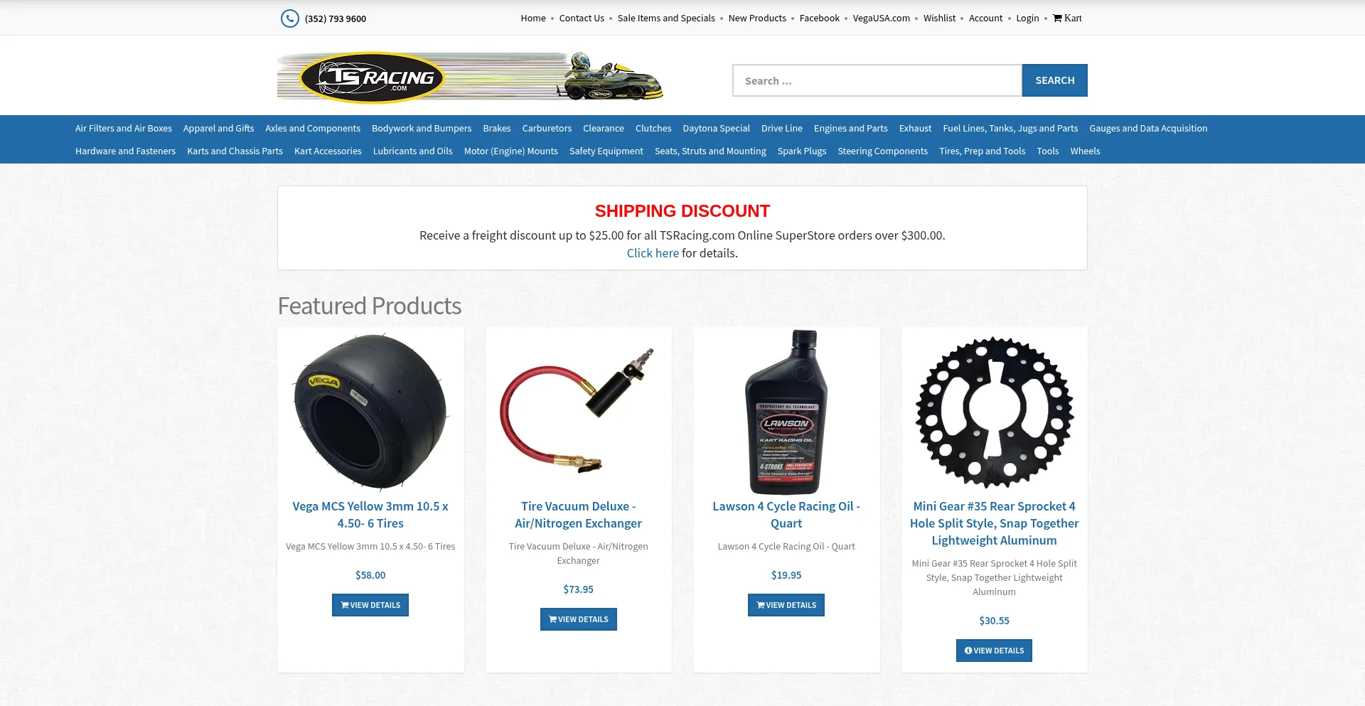 Tsracing.com Screenshot